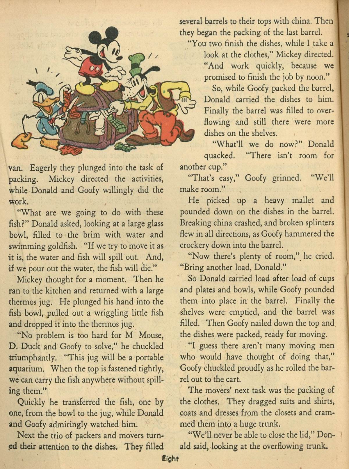 Read online Walt Disney's Comics and Stories comic -  Issue #8 - 10