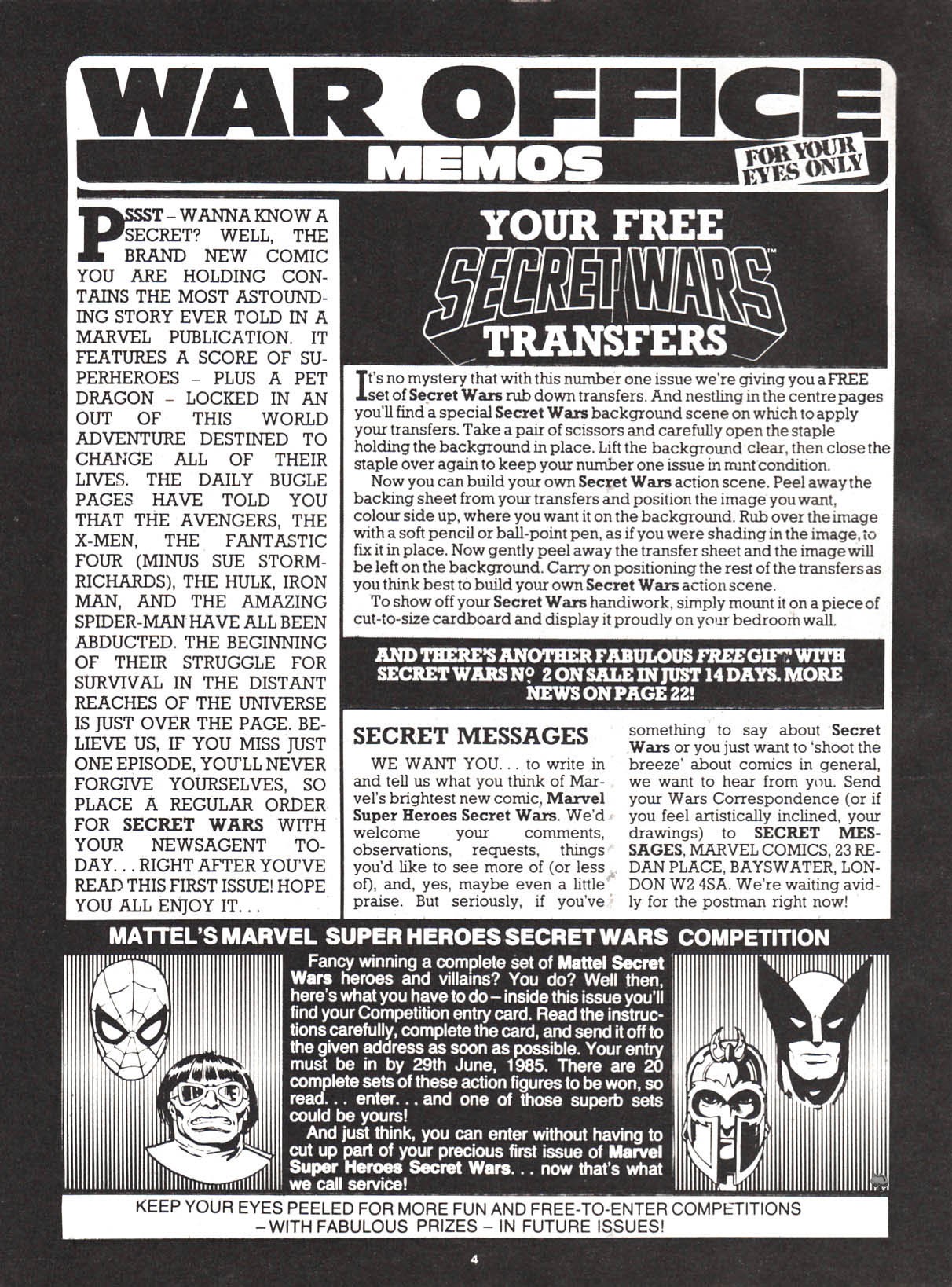 Read online Secret Wars (1985) comic -  Issue #1 - 3