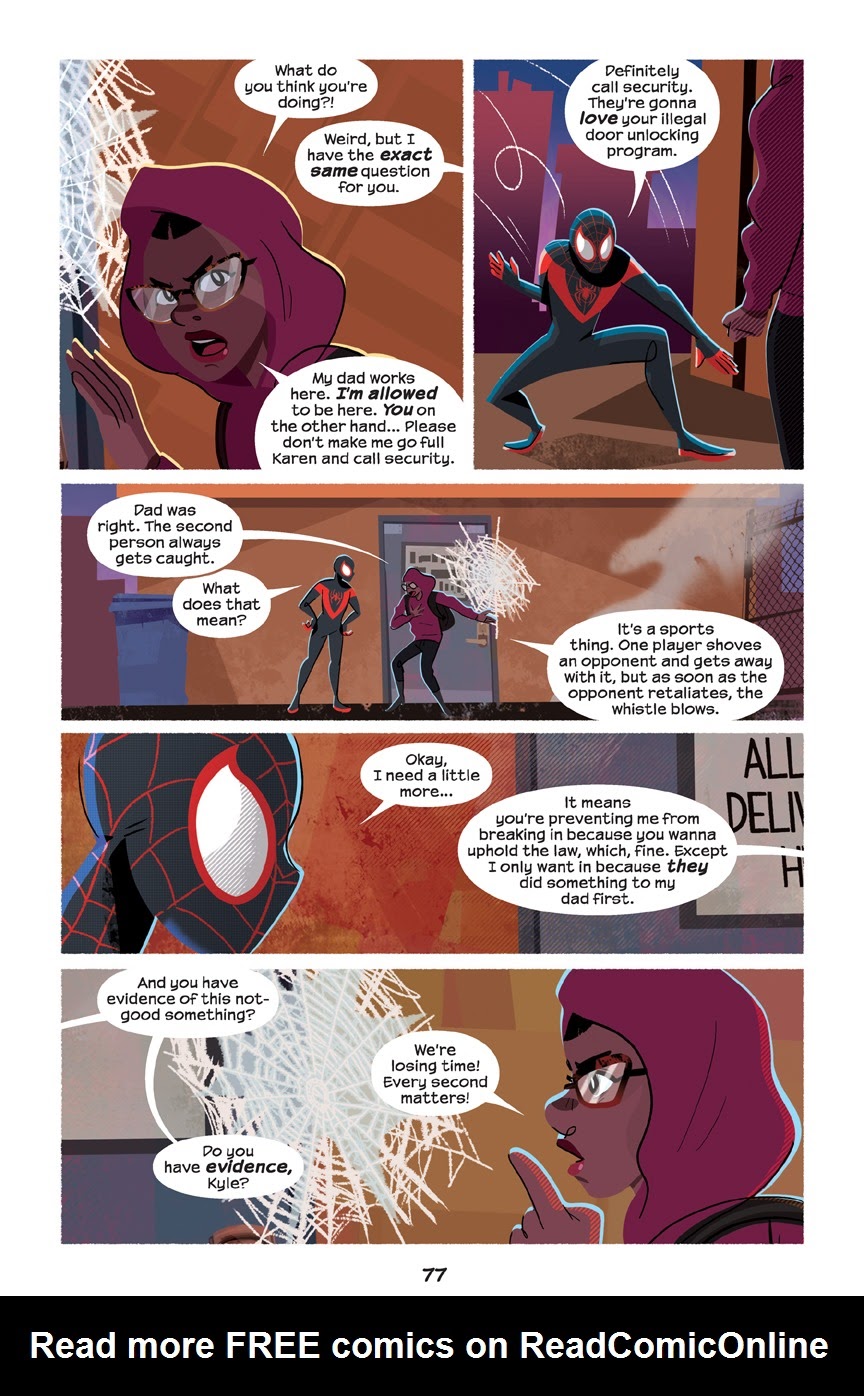 Read online Miles Morales: Shock Waves comic -  Issue # TPB - 81