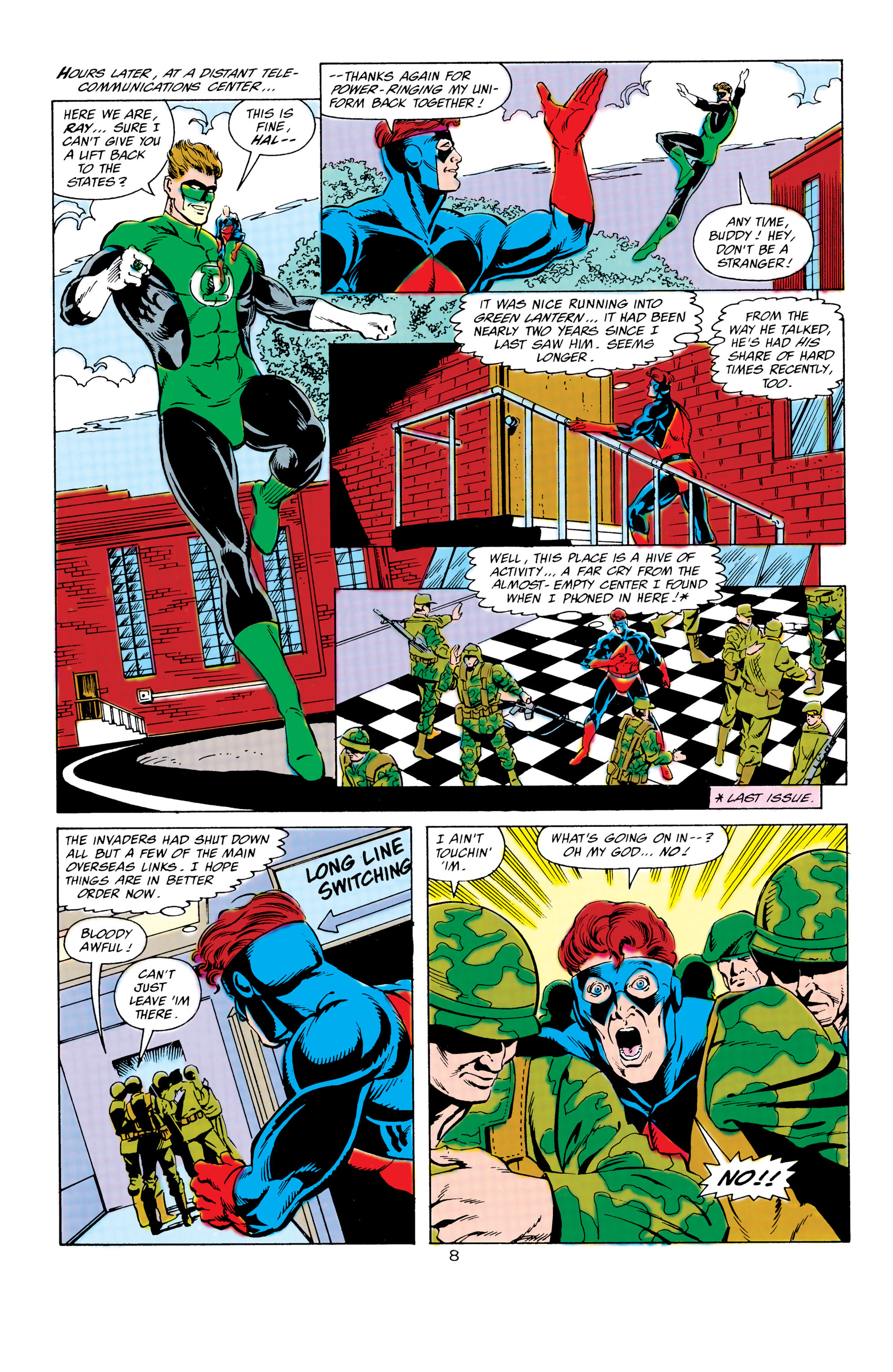Read online Power of the Atom comic -  Issue #8 - 9