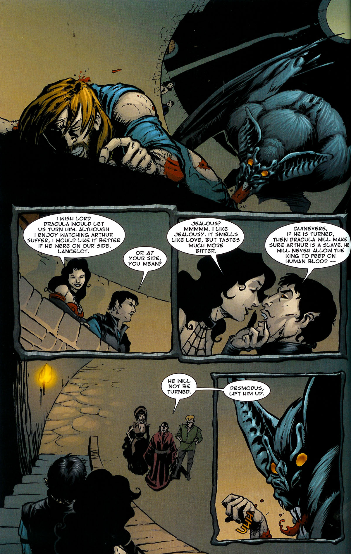 Read online Dracula vs King Arthur comic -  Issue #4 - 8