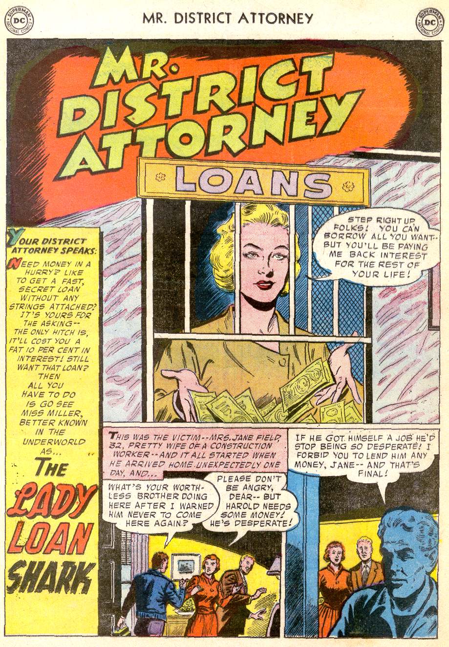 Read online Mr. District Attorney comic -  Issue #57 - 13