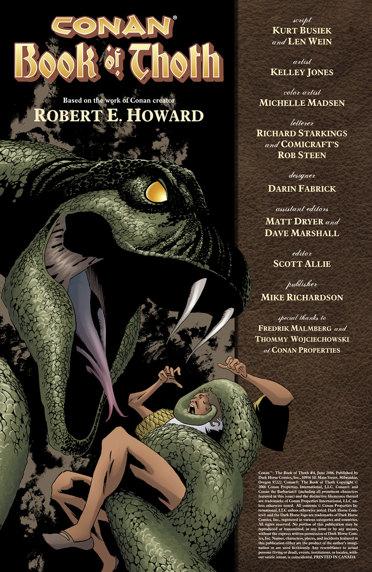 Read online Conan: The Book of Thoth comic -  Issue #4 - 2