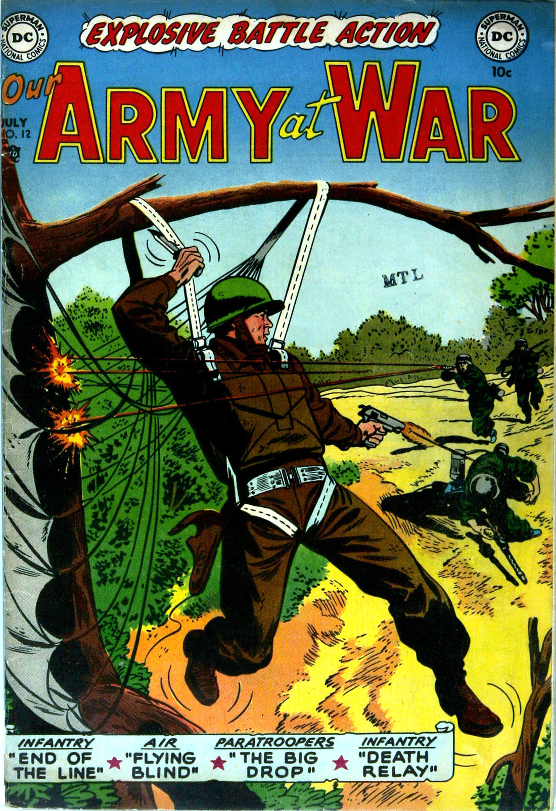 Read online Our Army at War (1952) comic -  Issue #12 - 1