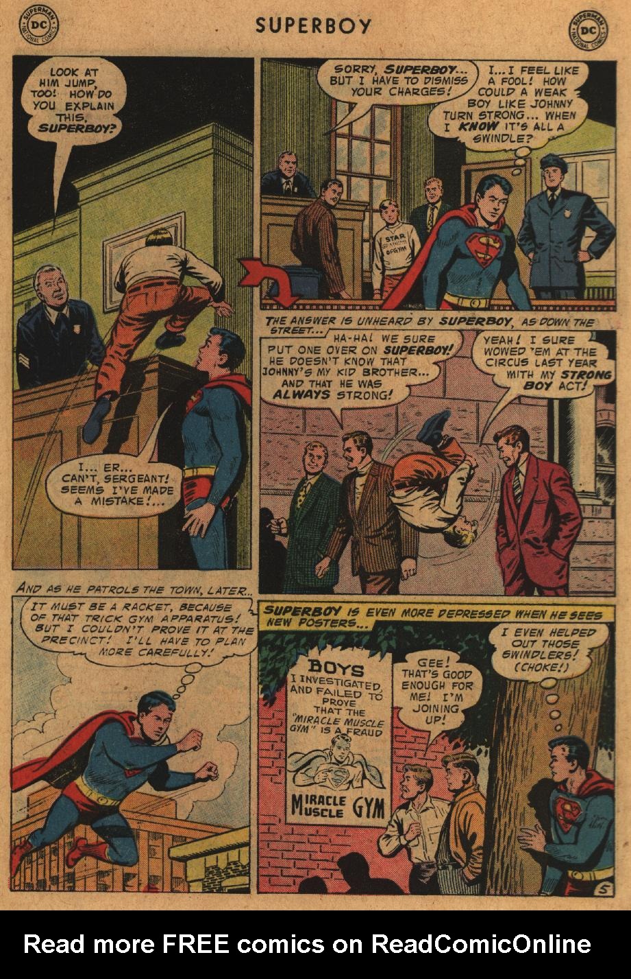 Read online Superboy (1949) comic -  Issue #57 - 6