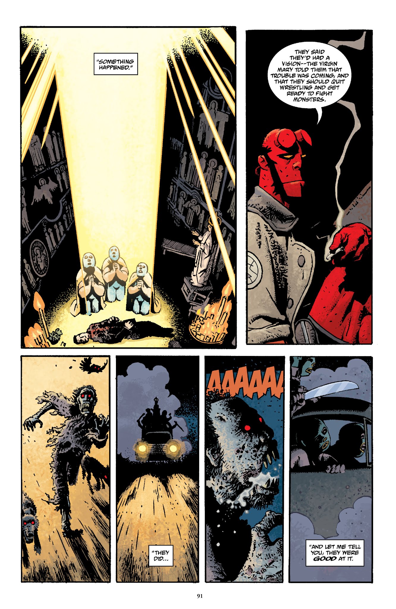 Read online Hellboy The Complete Short Stories comic -  Issue # TPB 1 (Part 1) - 92