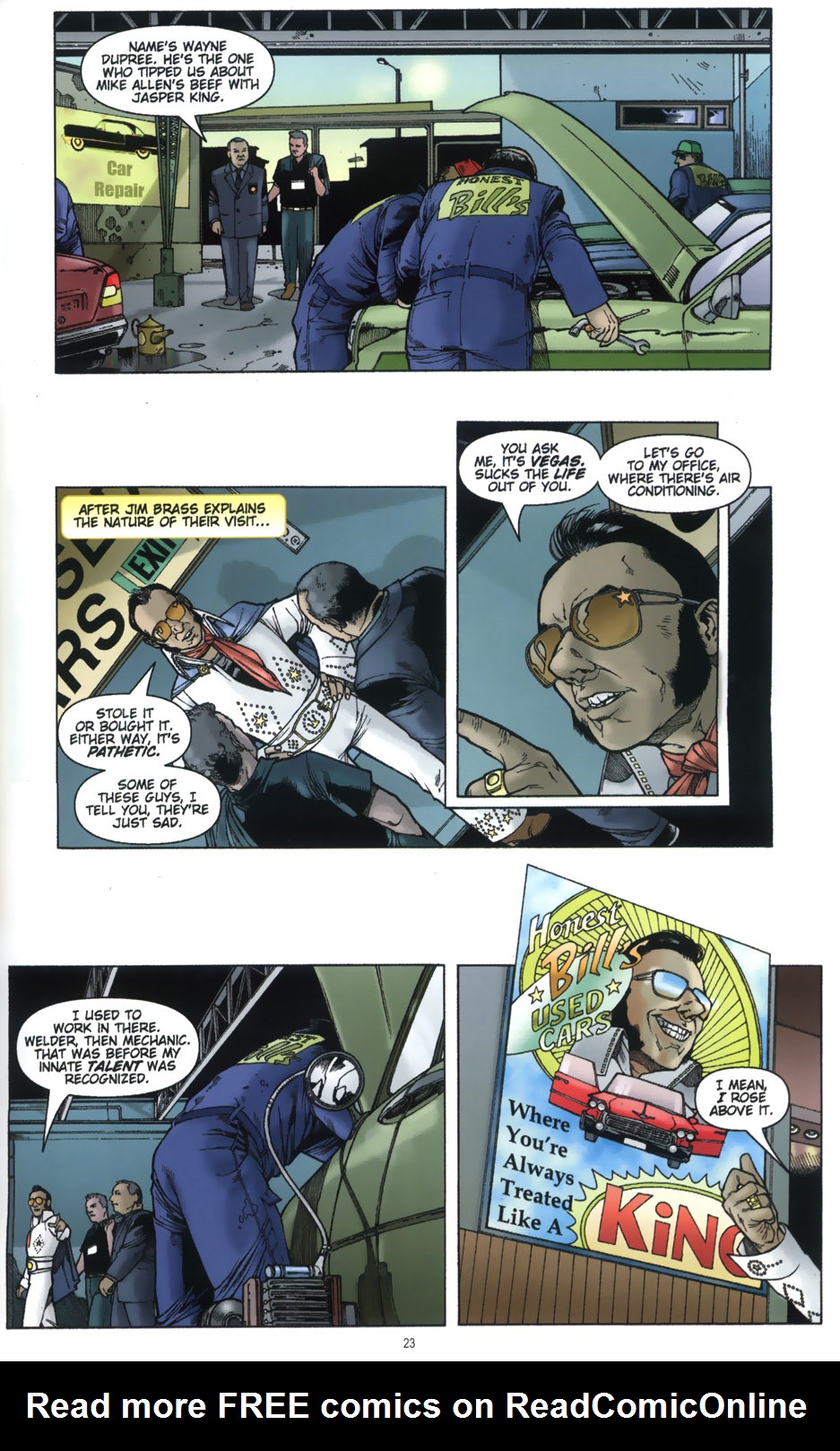 Read online CSI: Crime Scene Investigation: Thicker Than Blood comic -  Issue # Full - 25