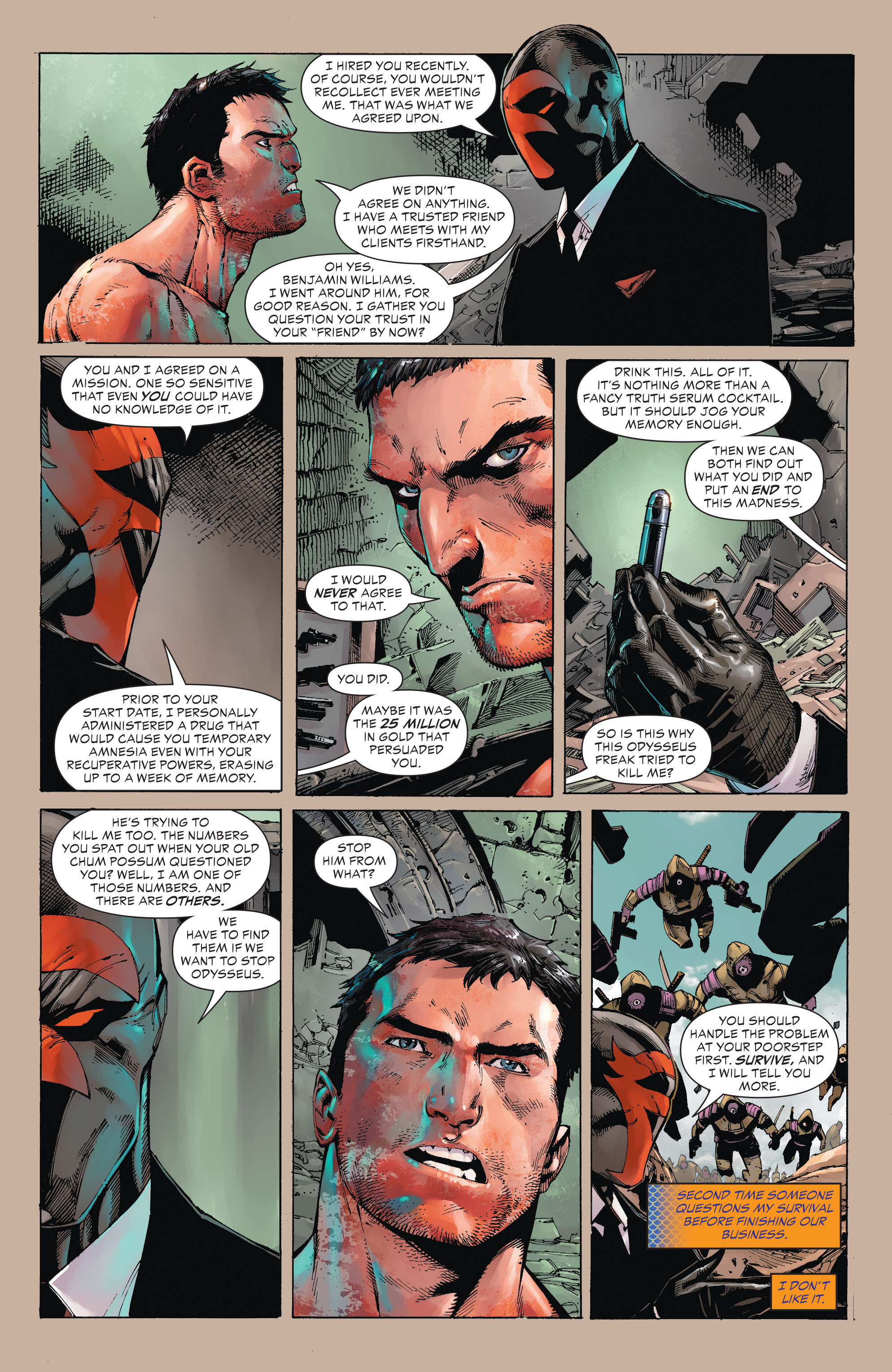 Read online Deathstroke: Gods of War comic -  Issue # TPB - 29