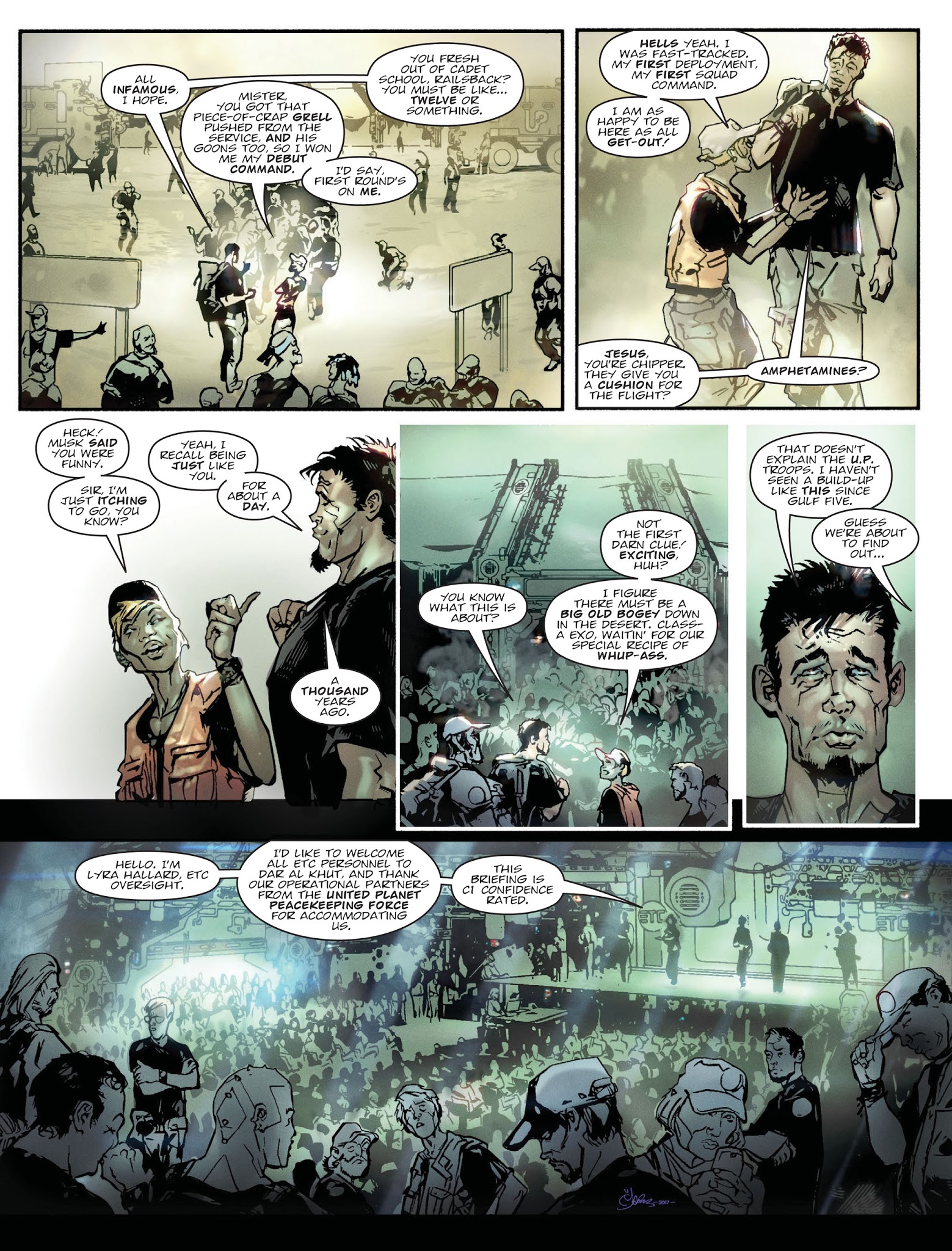 Read online 2000 AD comic -  Issue #2050 - 22