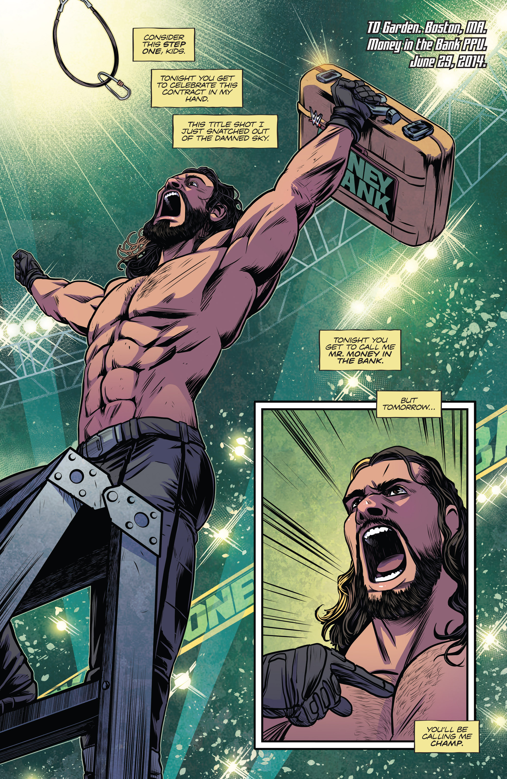 Read online WWE comic -  Issue #1 - 4