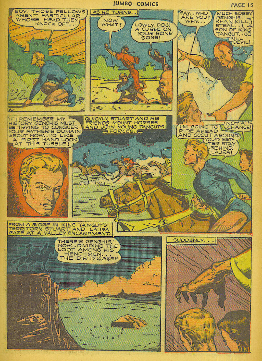 Read online Jumbo Comics comic -  Issue #38 - 17