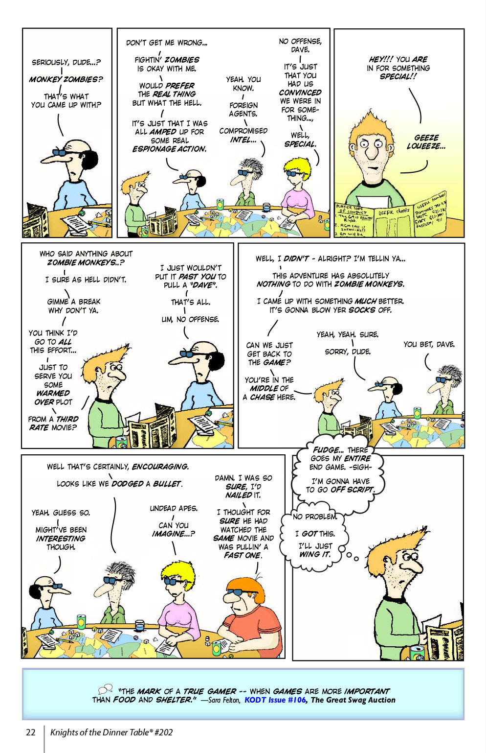 Read online Knights of the Dinner Table comic -  Issue #202 - 24