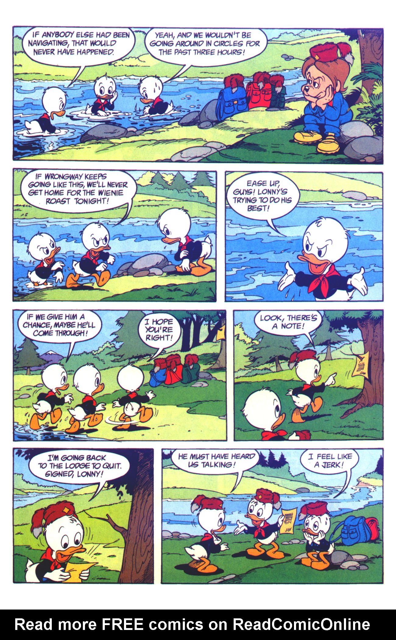 Read online Walt Disney's Junior Woodchucks Limited Series comic -  Issue #2 - 27