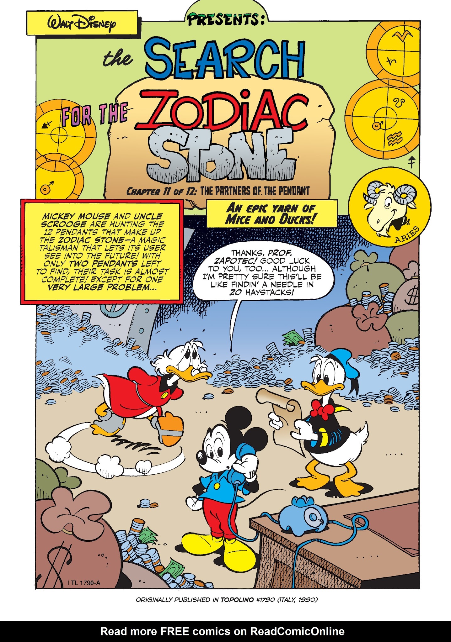 Read online Mickey and Donald: The Search For the Zodiac Stone comic -  Issue # TPB - 302