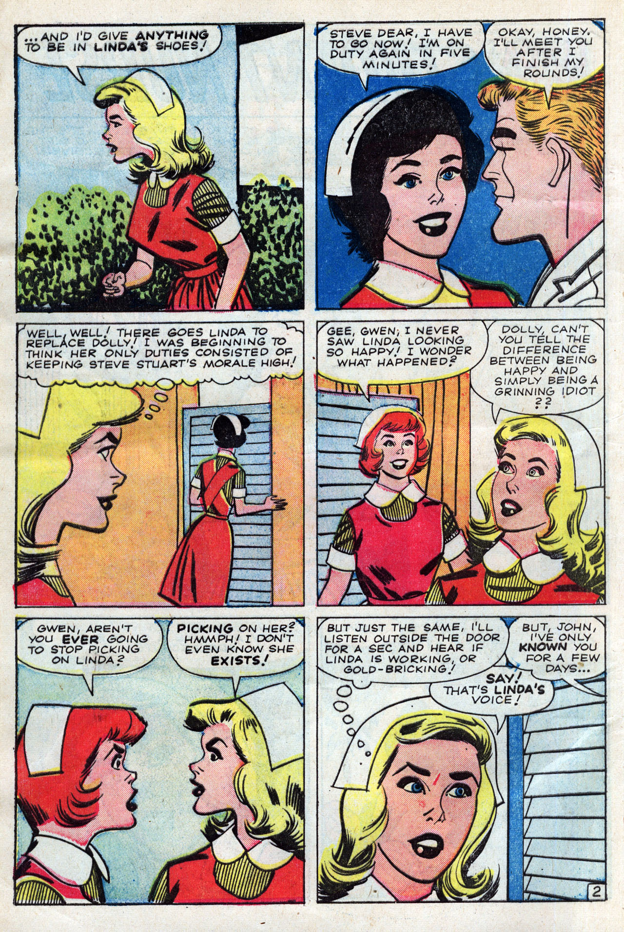 Read online Linda Carter, Student Nurse comic -  Issue #2 - 4