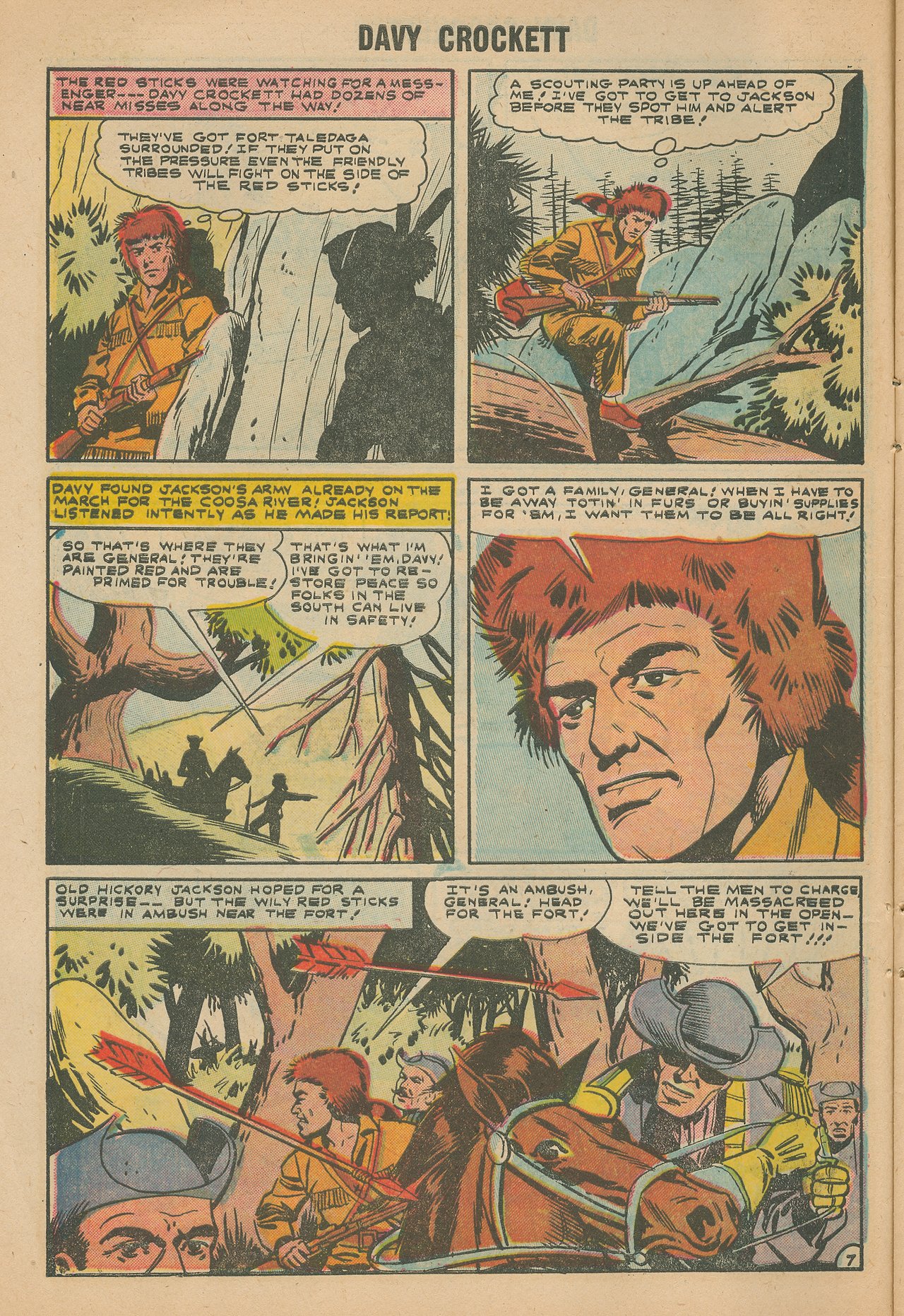 Read online Davy Crockett comic -  Issue #2 - 10