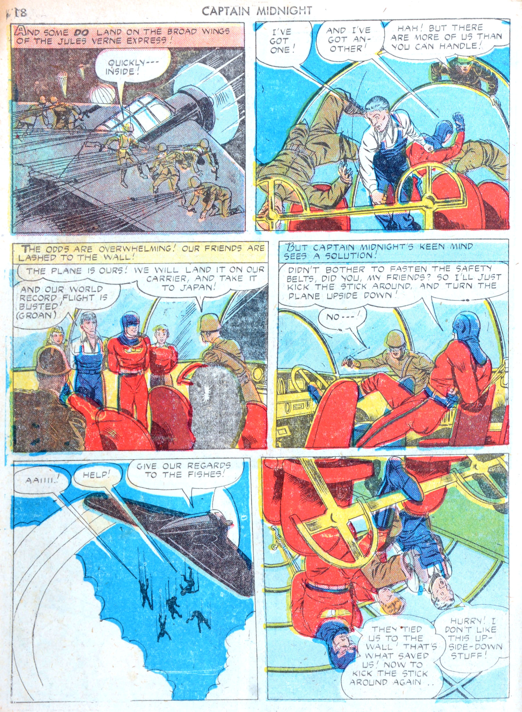 Read online Captain Midnight (1942) comic -  Issue #13 - 18