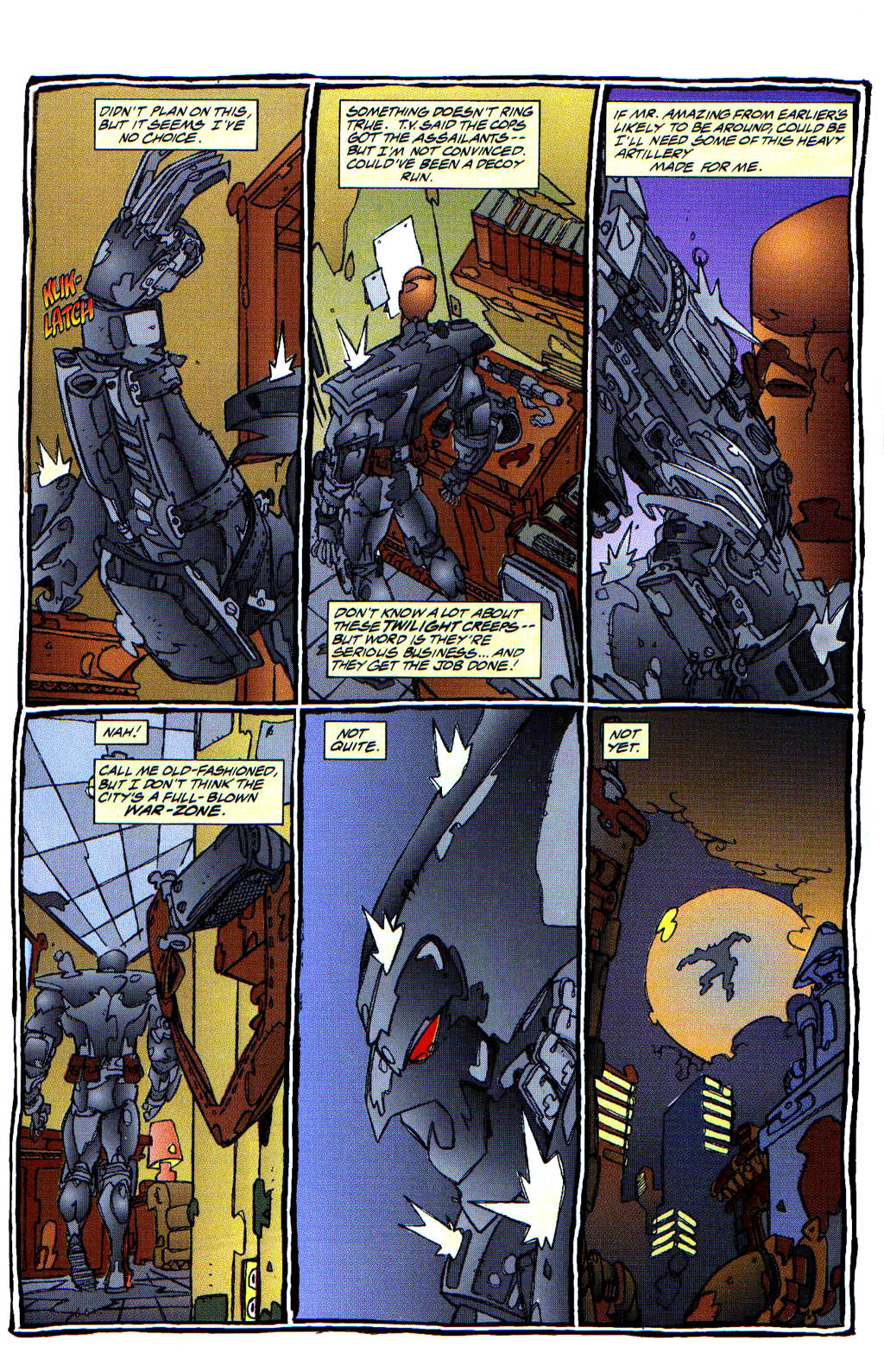 Read online Images of ShadowHawk comic -  Issue #1 - 18