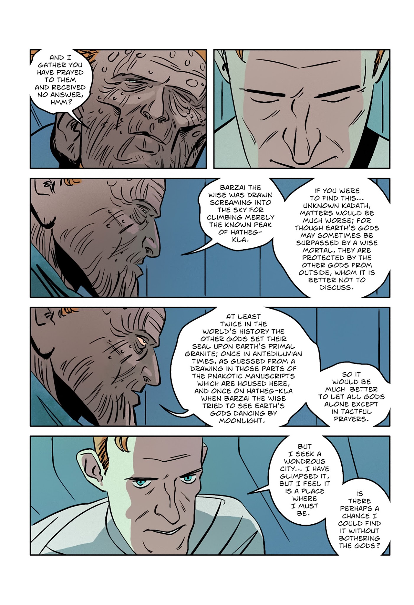 Read online The Dream-Quest of Unknown Kadath comic -  Issue # TPB - 31