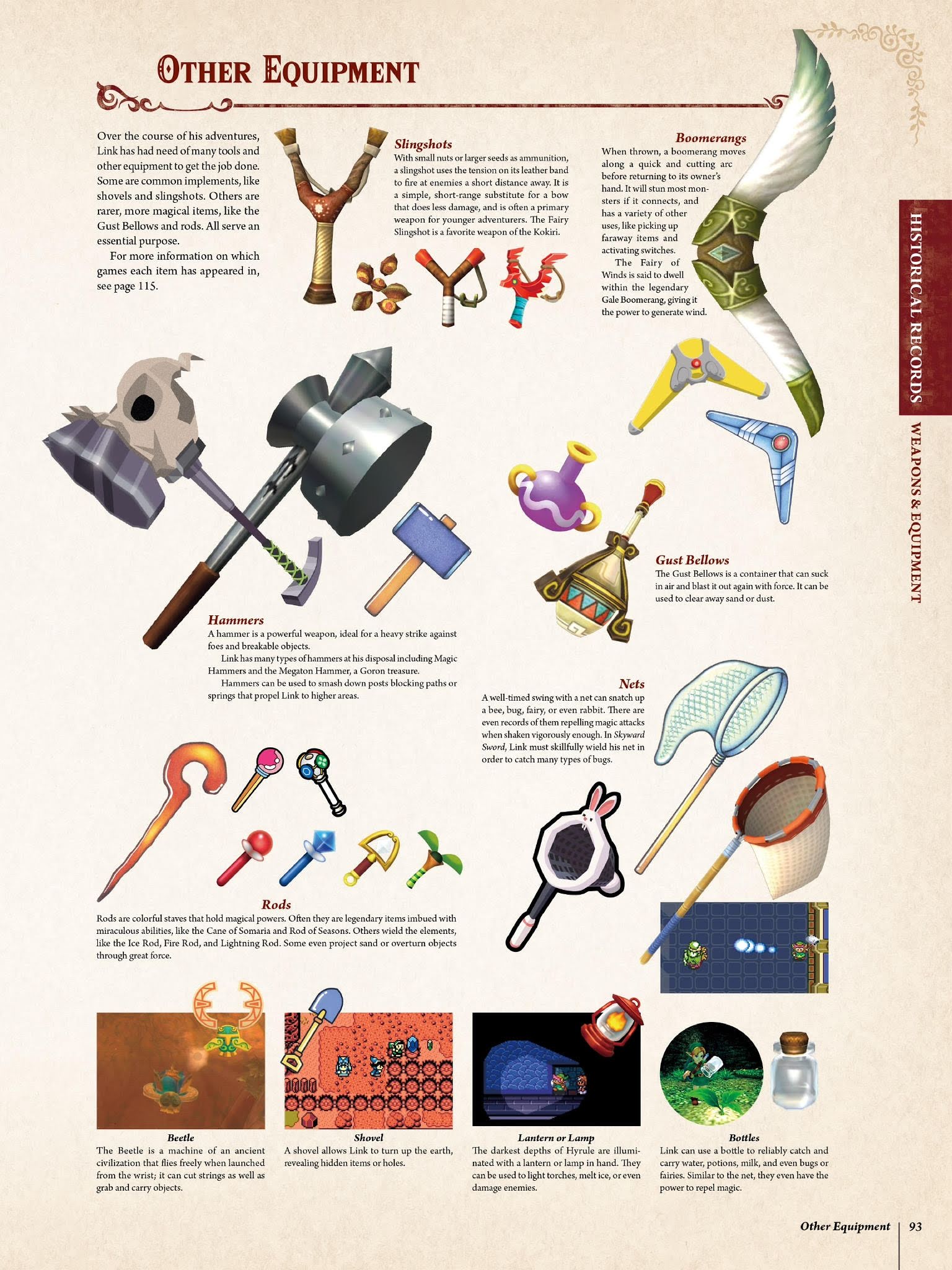 Read online The Legend of Zelda Encyclopedia comic -  Issue # TPB (Part 1) - 97