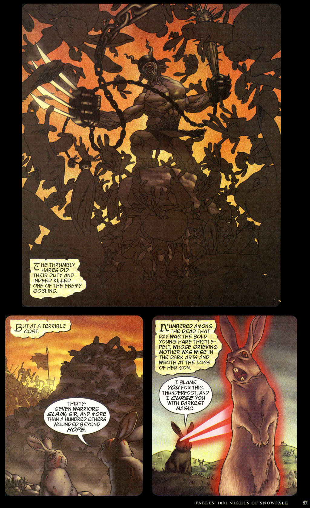 Read online Fables: 1001 Nights of Snowfall comic -  Issue # Full - 87