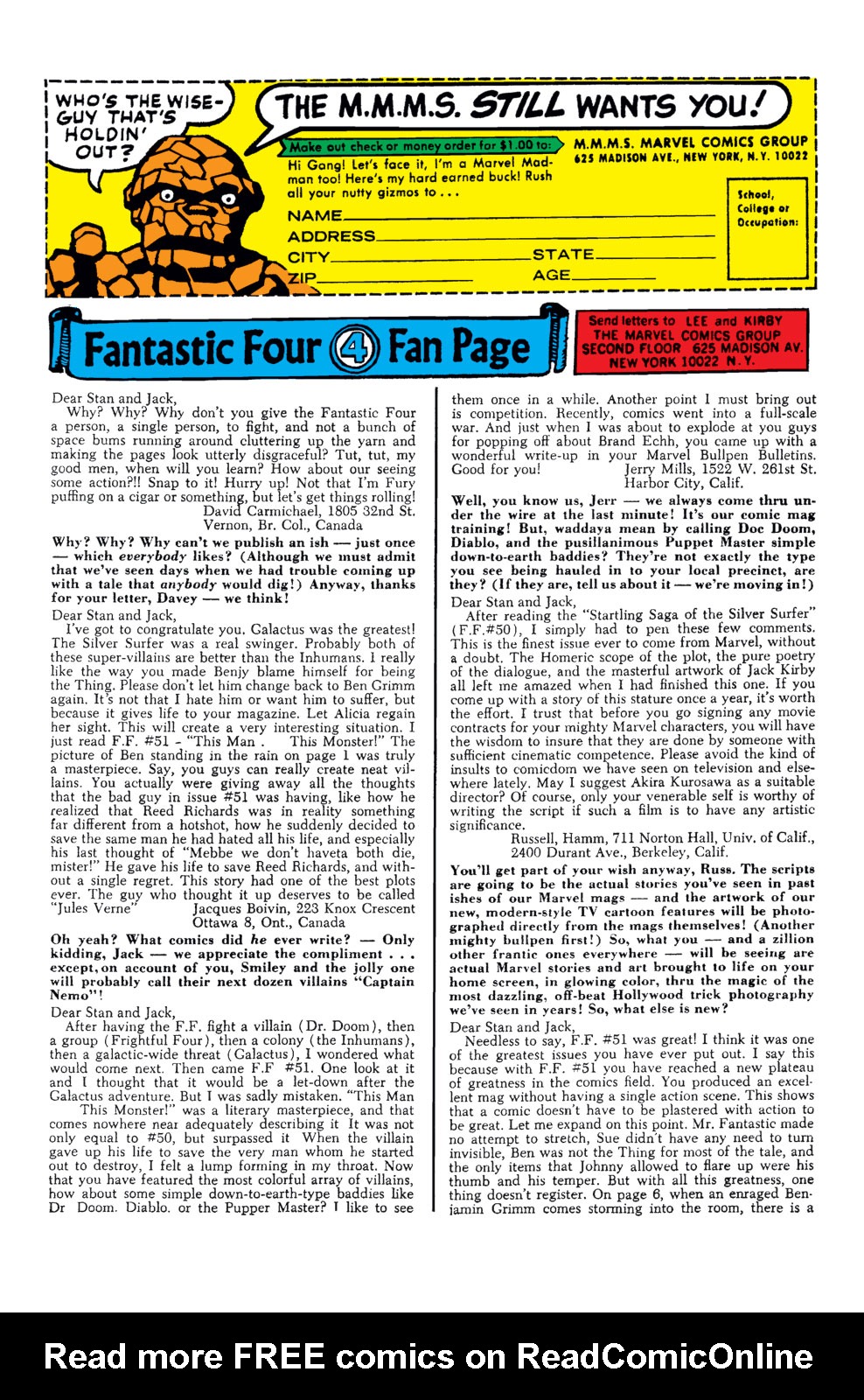 Read online Fantastic Four (1961) comic -  Issue #54 - 22