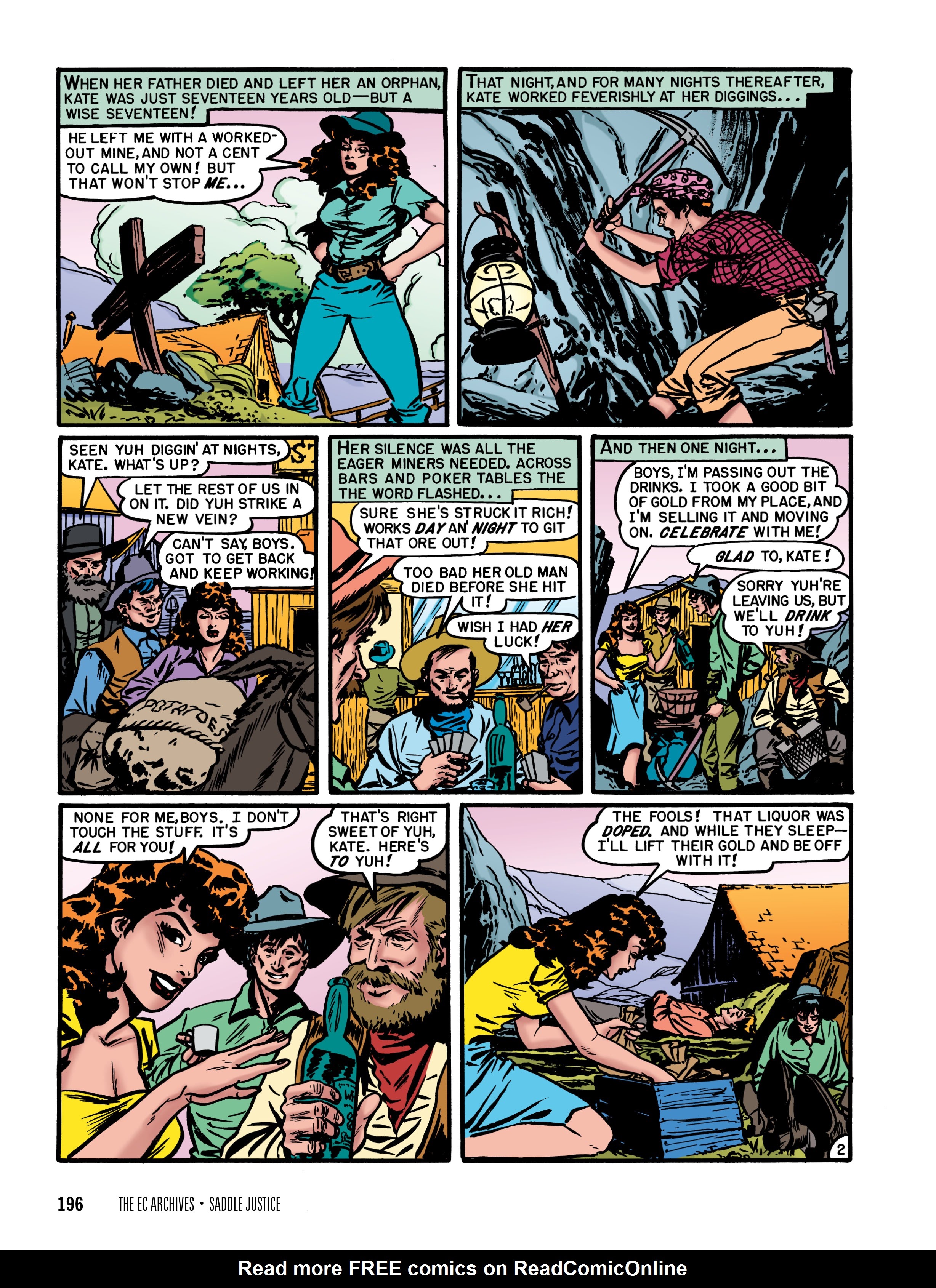 Read online The EC Archives: Saddle Justice comic -  Issue # TPB (Part 2) - 98