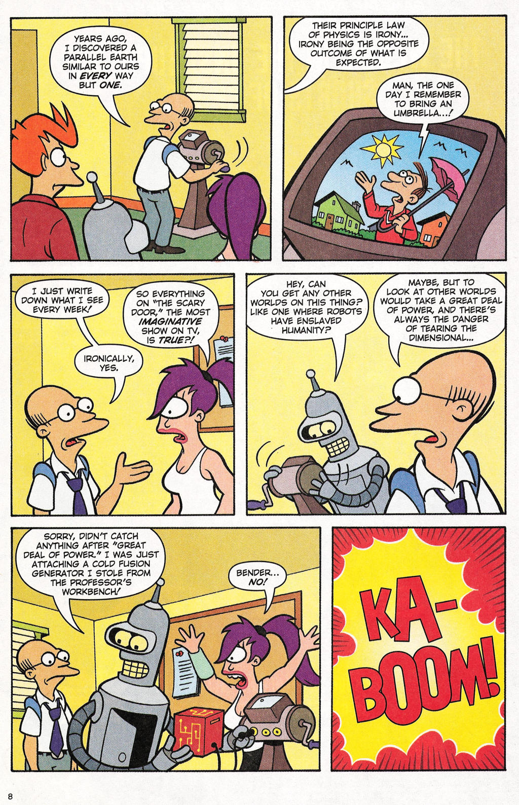 Read online Futurama Comics comic -  Issue #28 - 7