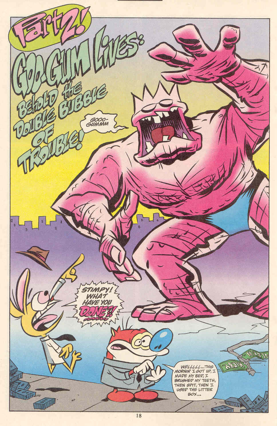 Read online The Ren & Stimpy Show comic -  Issue #13 - 14