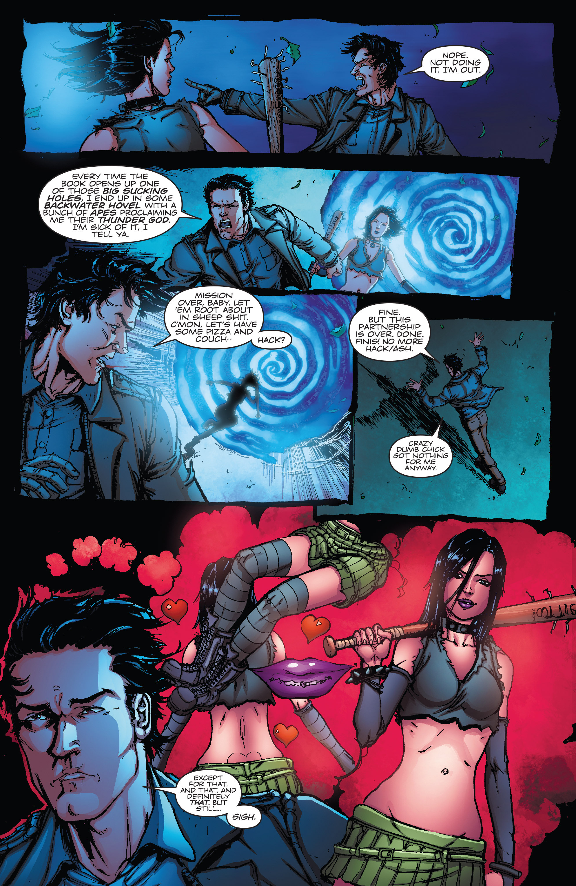 Read online Army of Darkness vs. Hack/Slash comic -  Issue #5 - 12