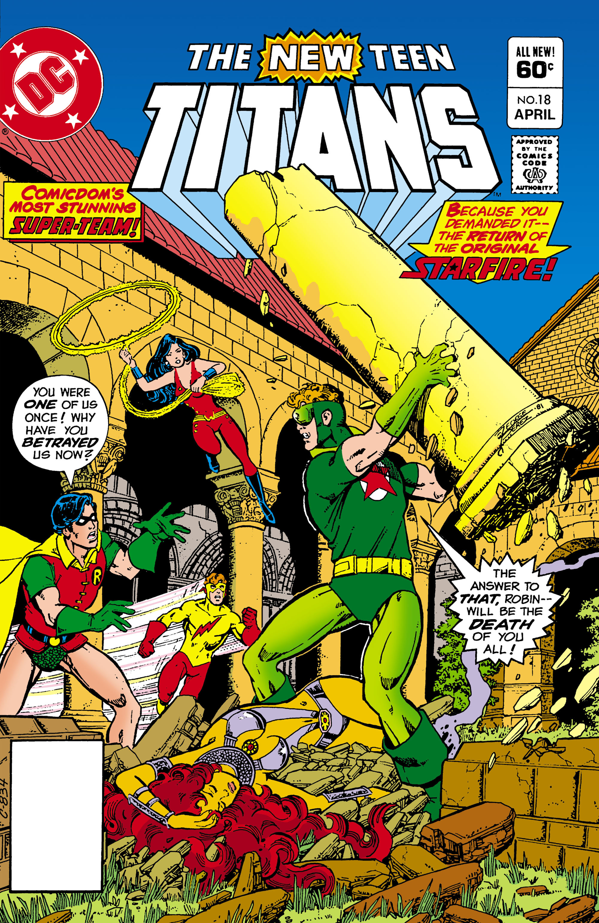Read online The New Teen Titans (1980) comic -  Issue #18 - 1