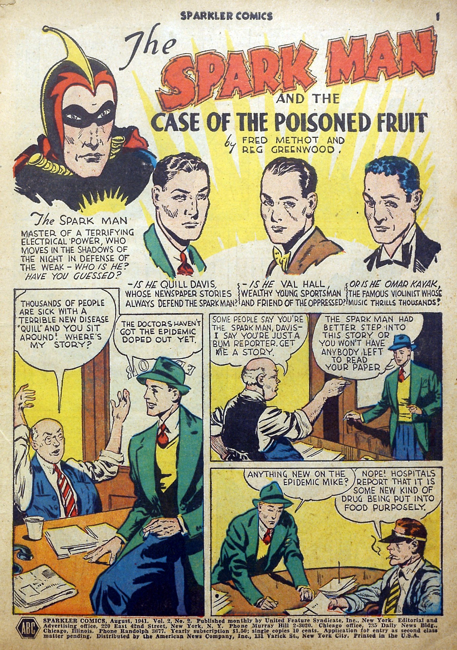 Read online Sparkler Comics comic -  Issue #2 - 3