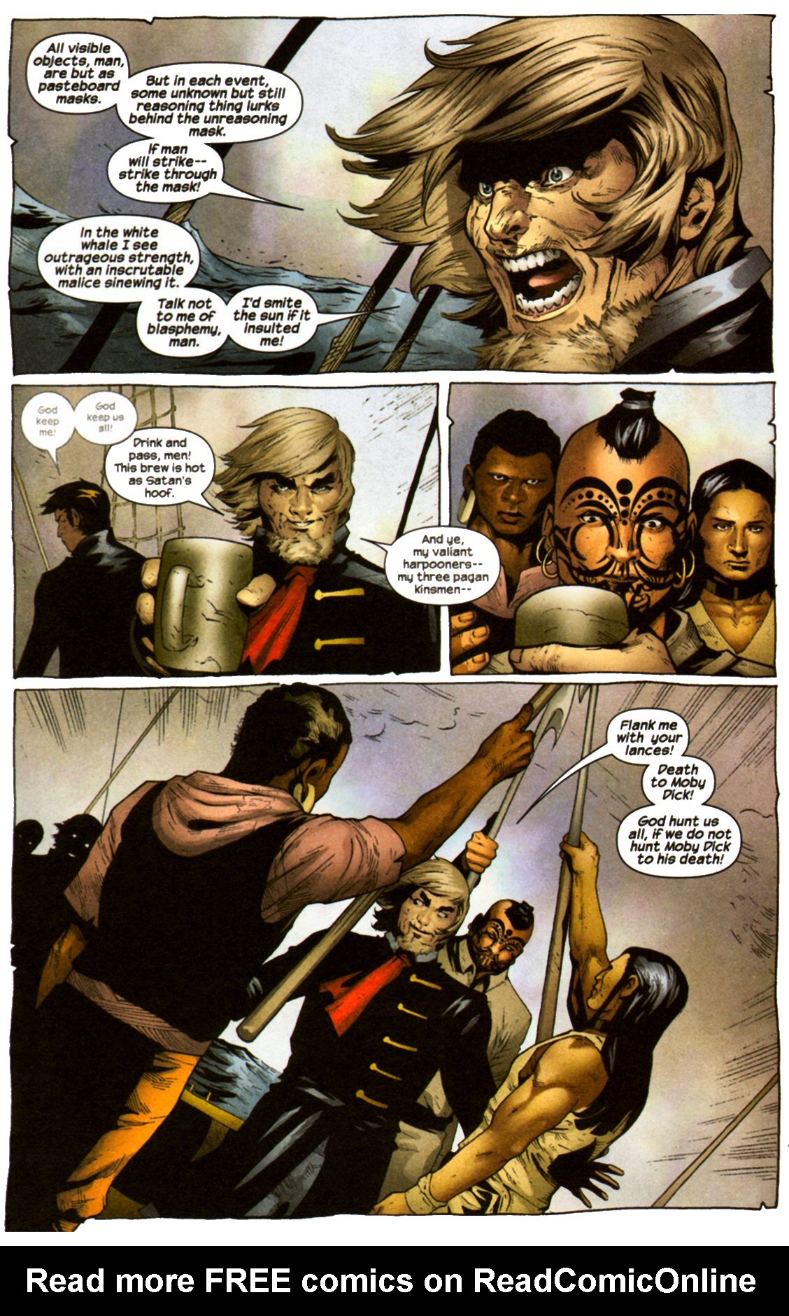 Read online Marvel Illustrated: Moby Dick comic -  Issue # TPB - 37