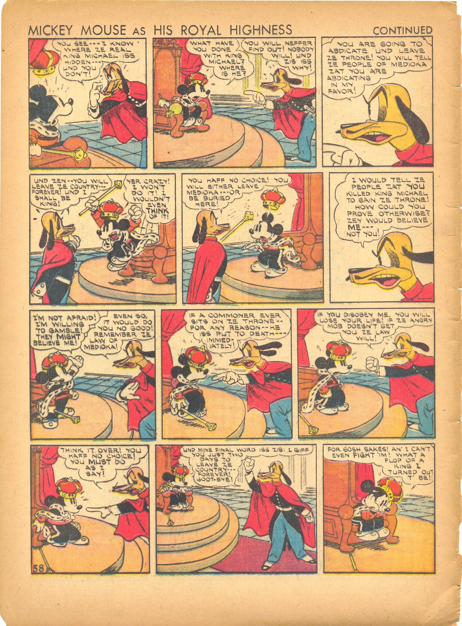 Read online Walt Disney's Comics and Stories comic -  Issue #7 - 60