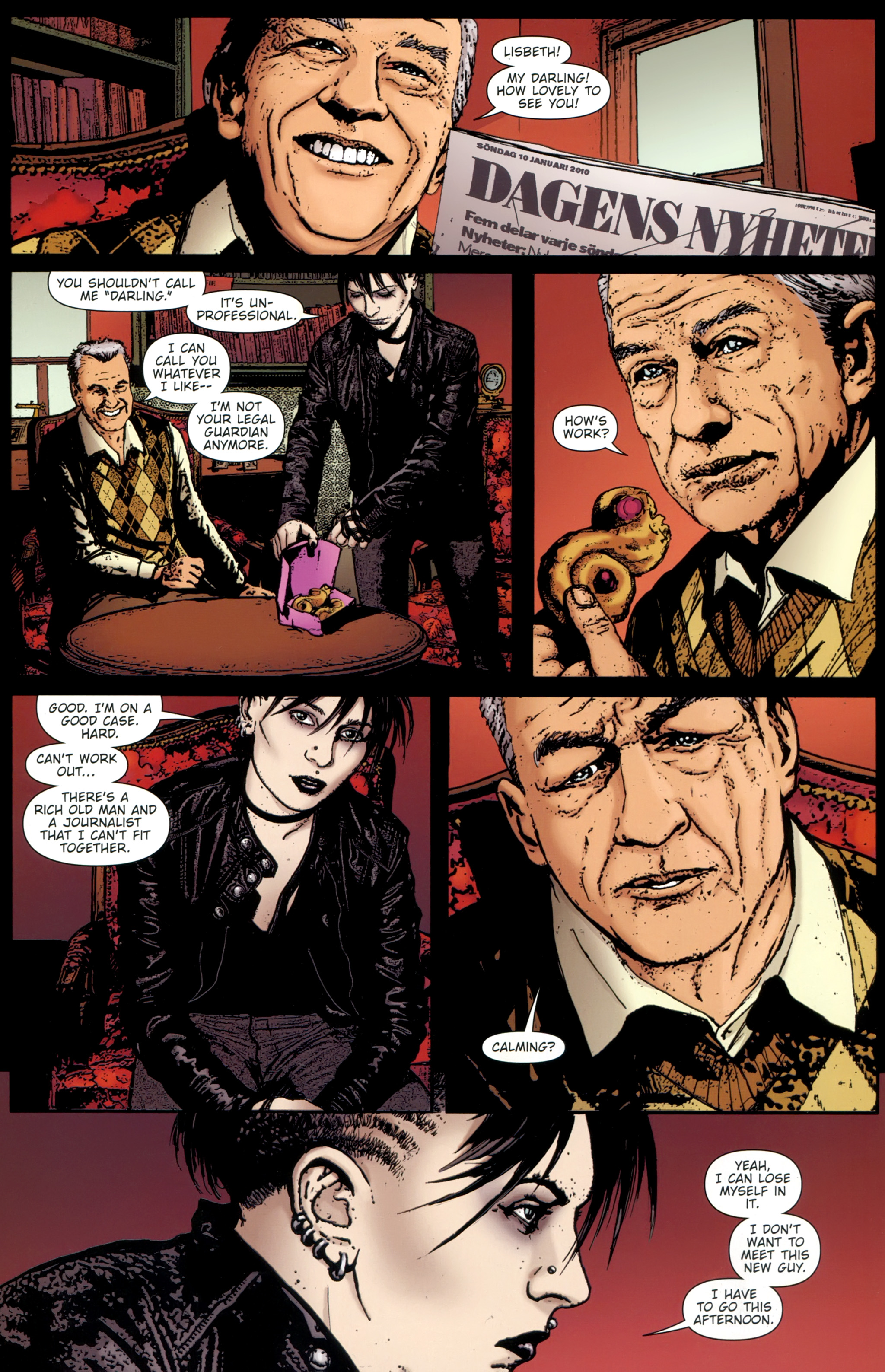 Read online The Girl With the Dragon Tattoo comic -  Issue # TPB 1 - 83