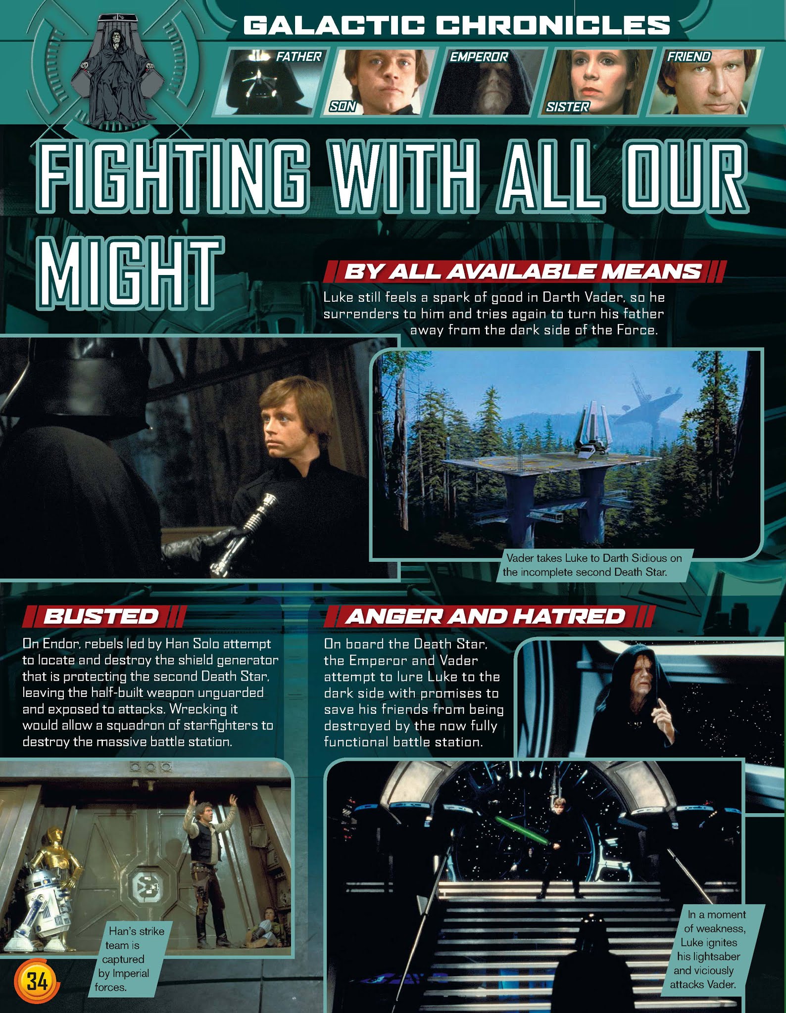 Read online Star Wars Jedi Master Magazine comic -  Issue #6 - 34