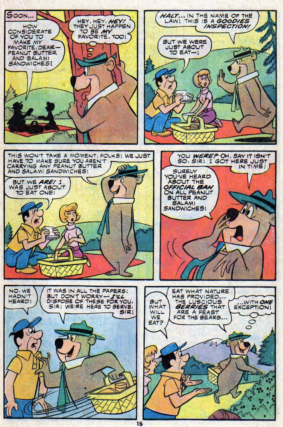 Read online Yogi Bear comic -  Issue #1 - 10