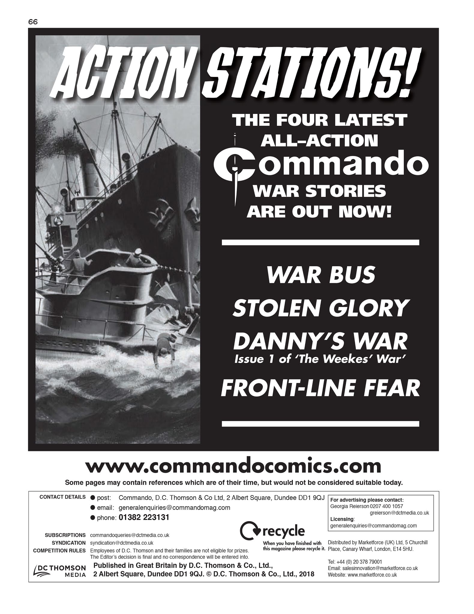 Read online Commando: For Action and Adventure comic -  Issue #5174 - 66