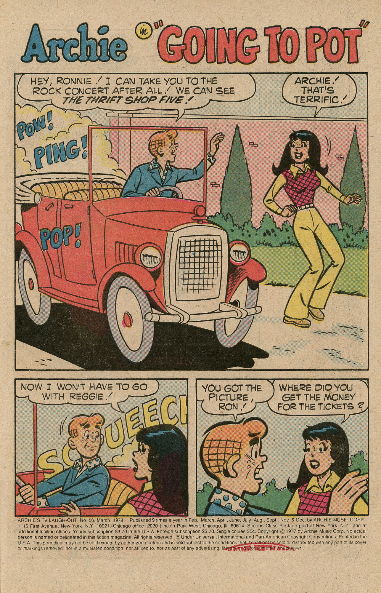 Read online Archie's TV Laugh-Out comic -  Issue #56 - 3