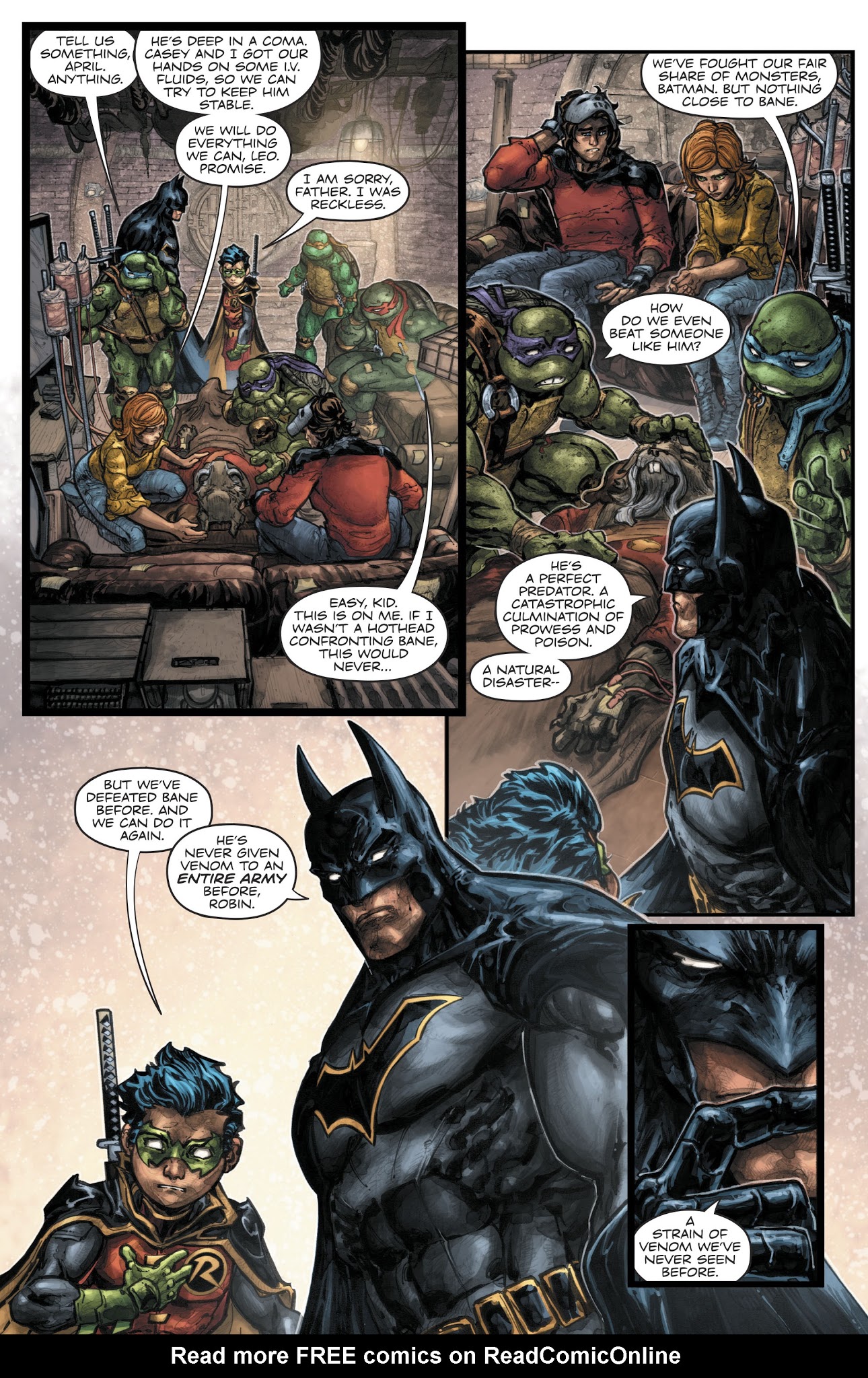 Read online Batman/Teenage Mutant Ninja Turtles II comic -  Issue #4 - 14