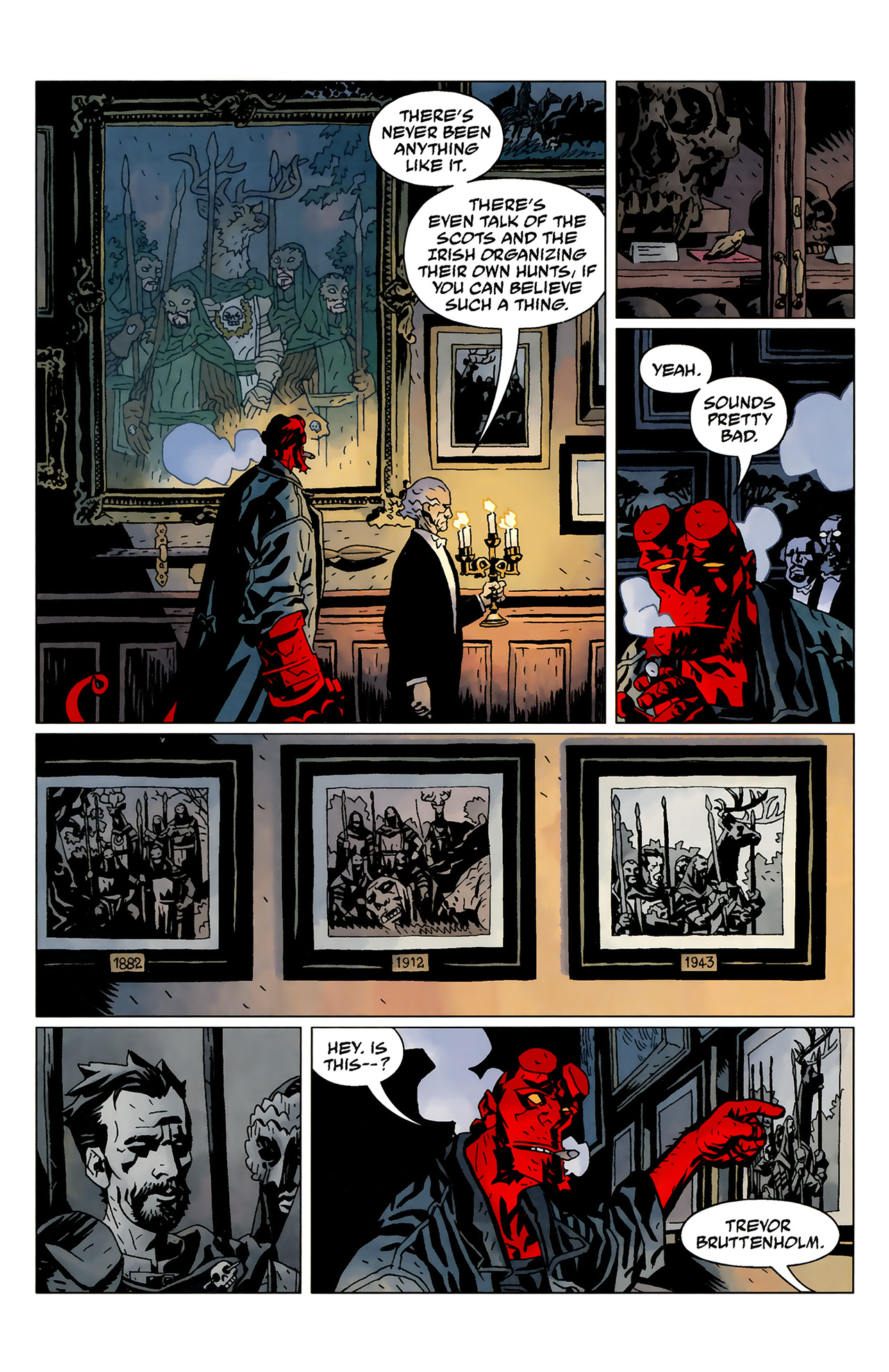Read online Hellboy: The Wild Hunt comic -  Issue #1 - 16