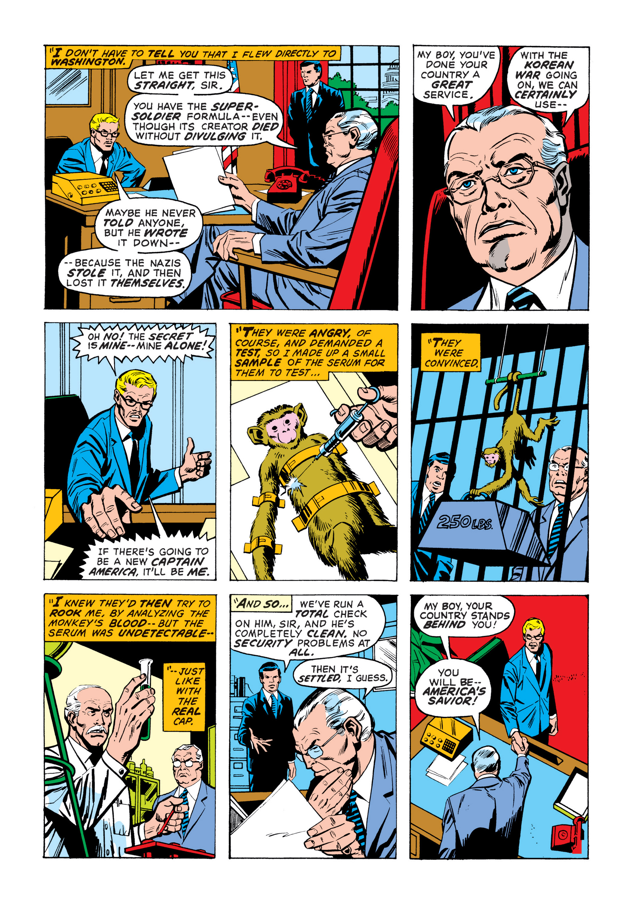 Read online Marvel Masterworks: Captain America comic -  Issue # TPB 7 (Part 2) - 47