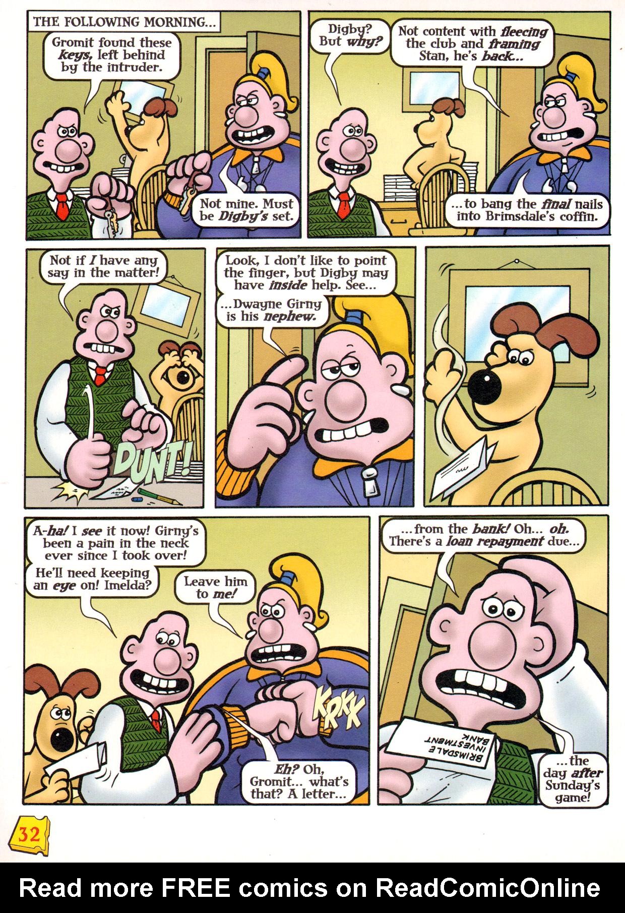 Read online Wallace & Gromit Comic comic -  Issue #11 - 30