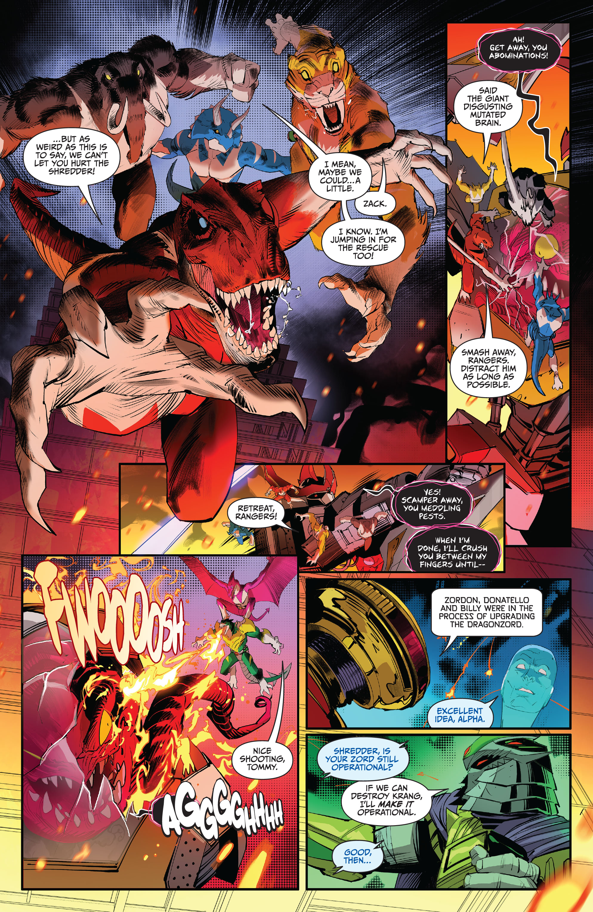 Read online Mighty Morphin Power Rangers/ Teenage Mutant Ninja Turtles II comic -  Issue #5 - 15