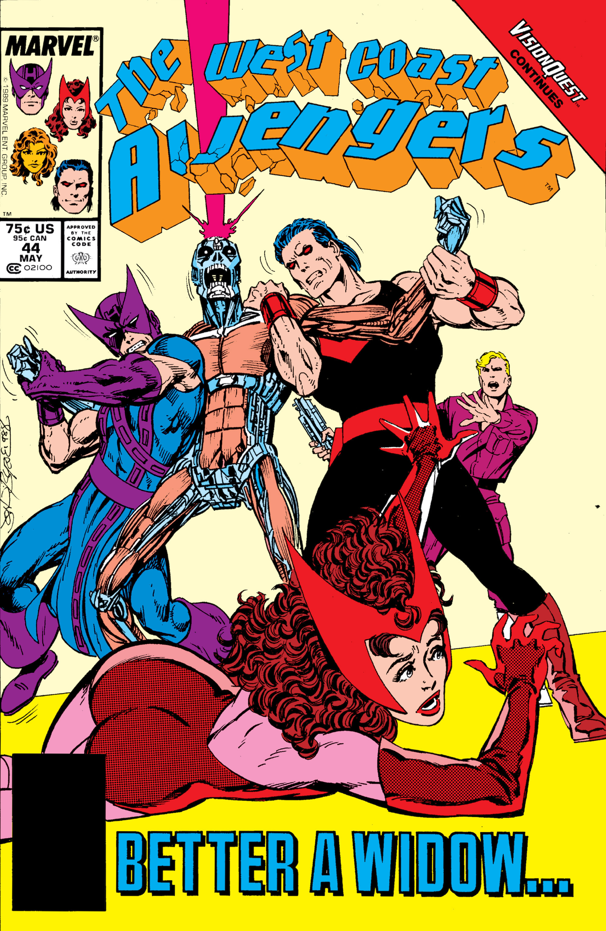 Read online West Coast Avengers (1985) comic -  Issue #44 - 1
