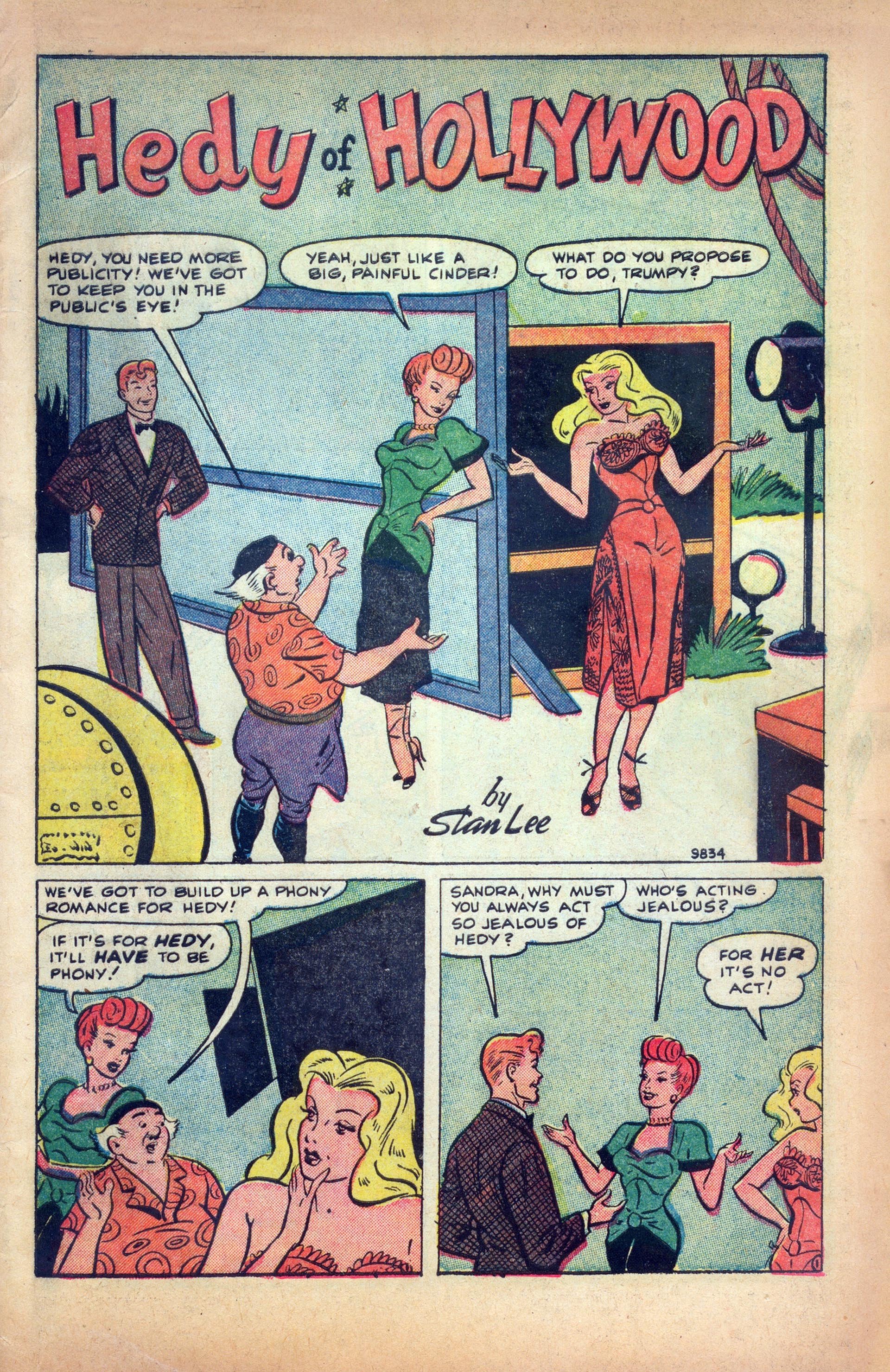 Read online Hedy Of Hollywood Comics comic -  Issue #48 - 3