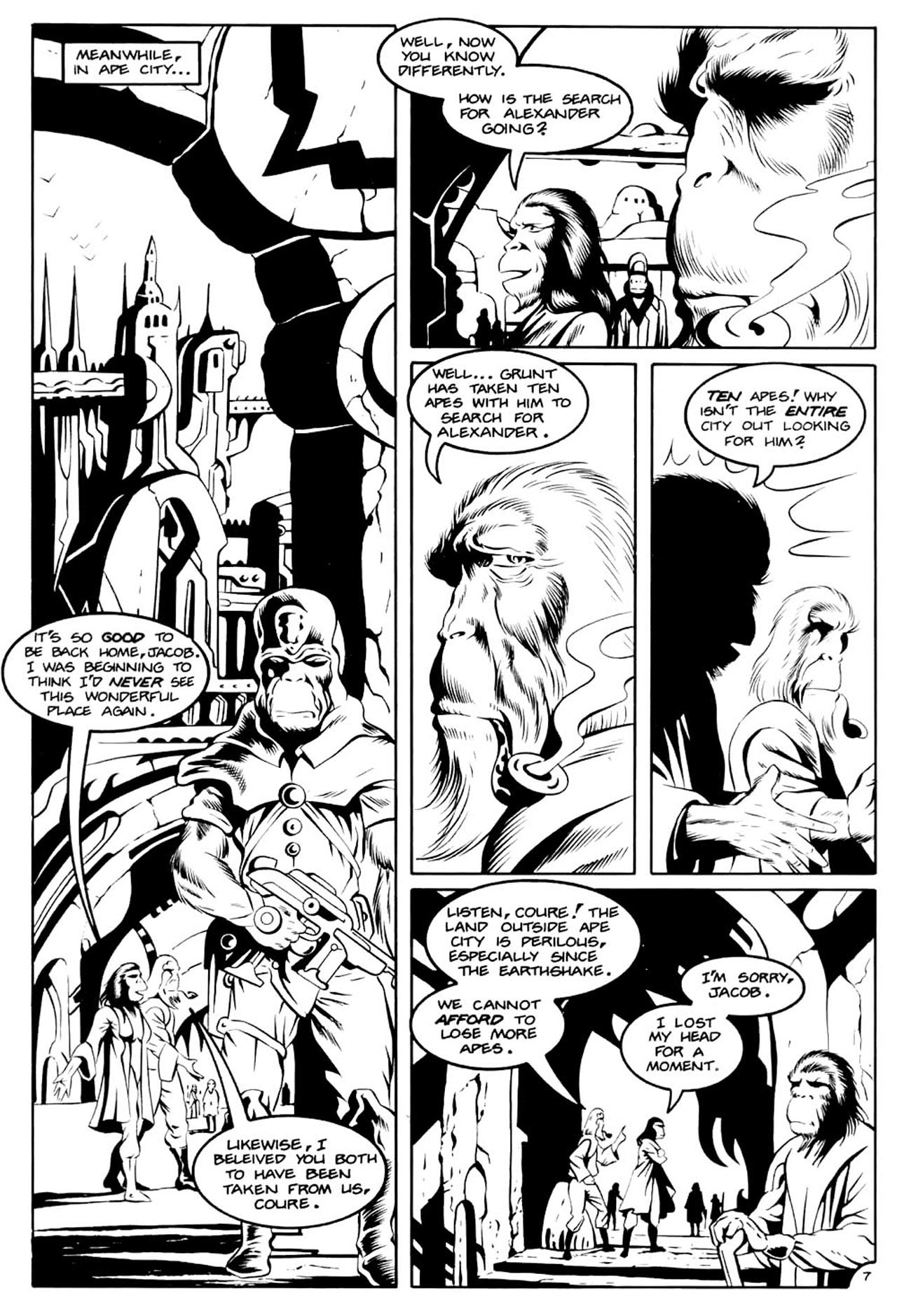 Read online Planet of the Apes (1990) comic -  Issue #11 - 9