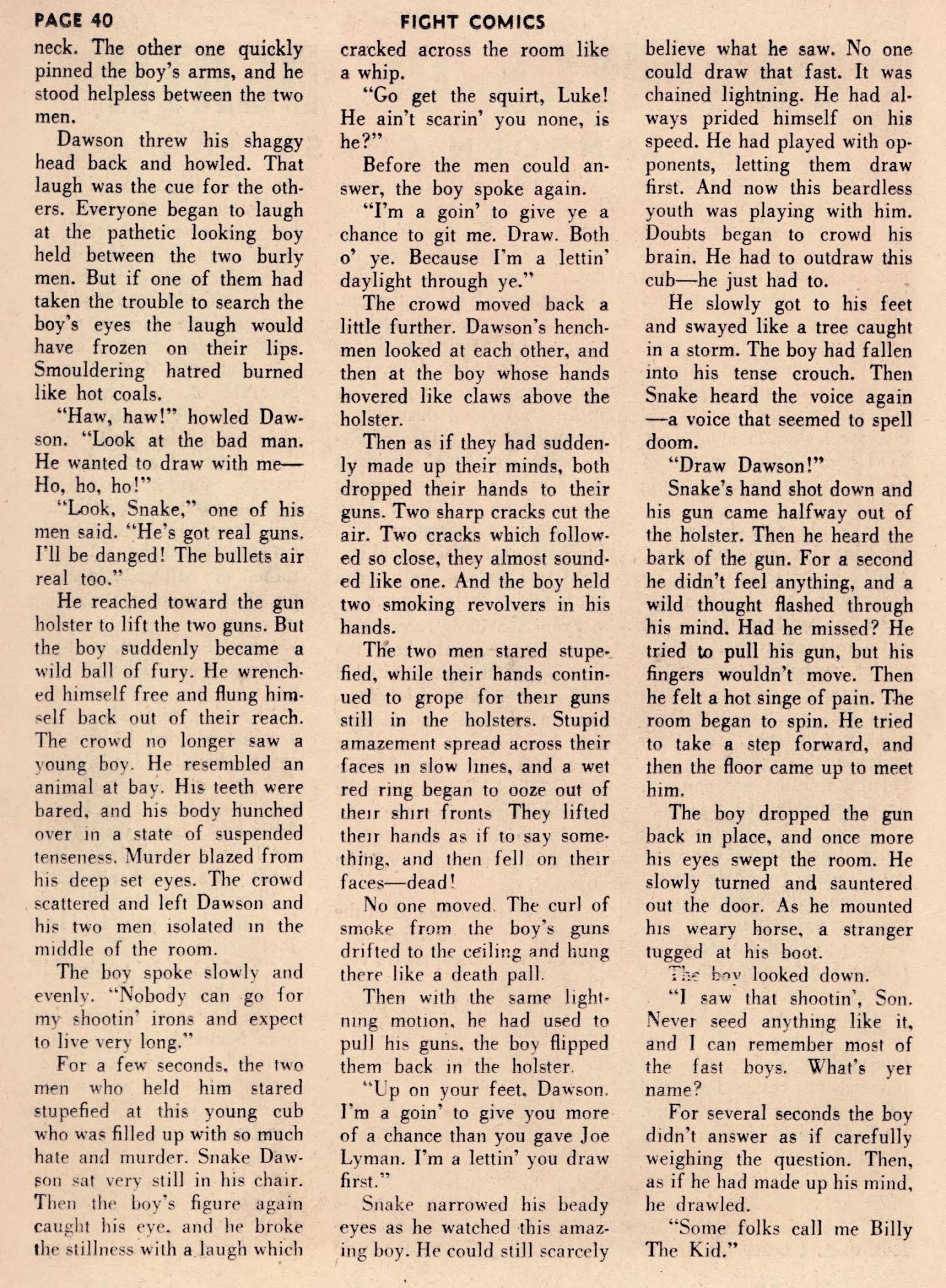 Read online Fight Comics comic -  Issue #24 - 42