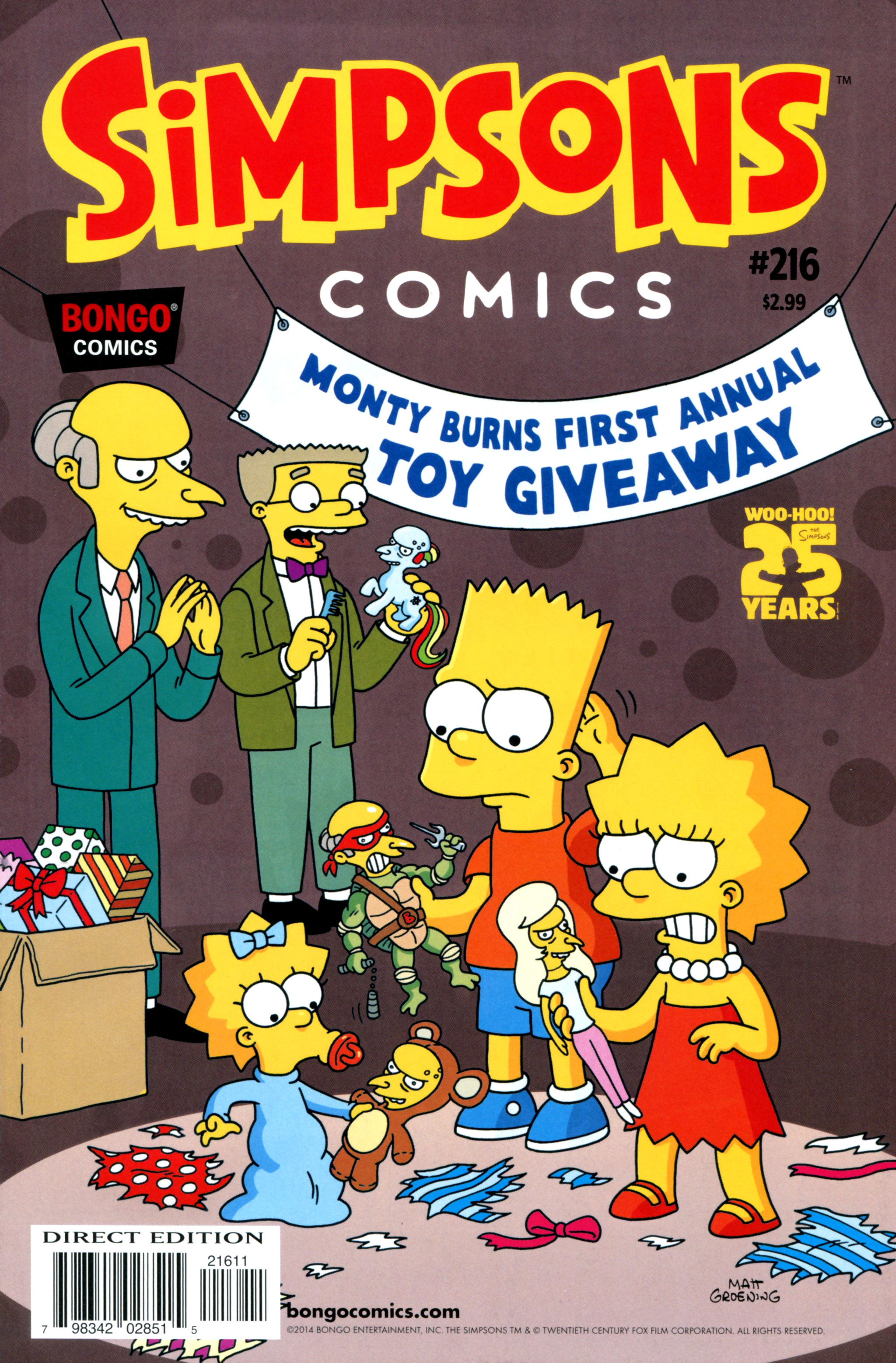 Read online Simpsons Comics comic -  Issue #216 - 1