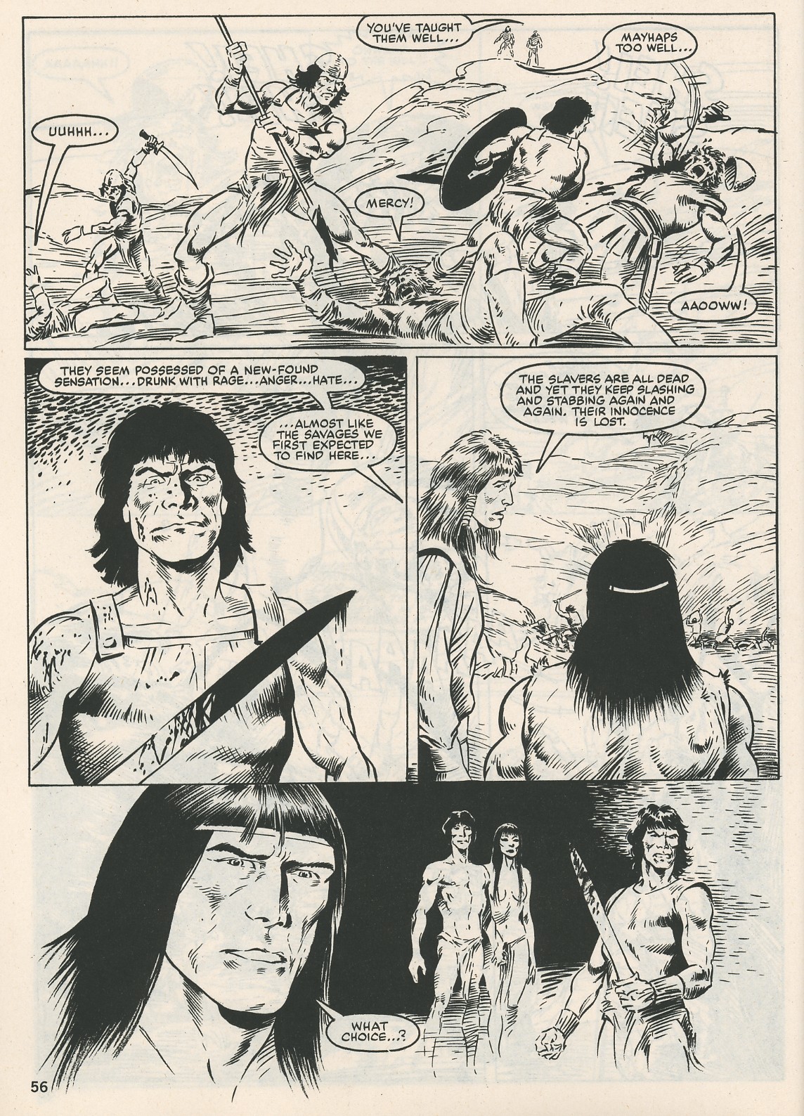 Read online The Savage Sword Of Conan comic -  Issue #115 - 56